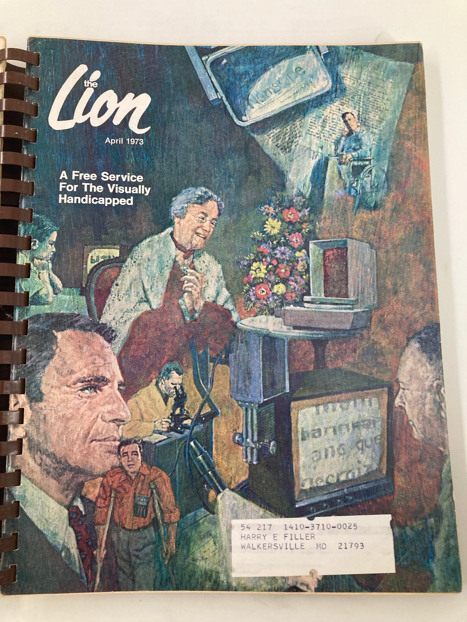 1973 January-December The Lion Magazine Full Year Hard Cover Compilation Issues