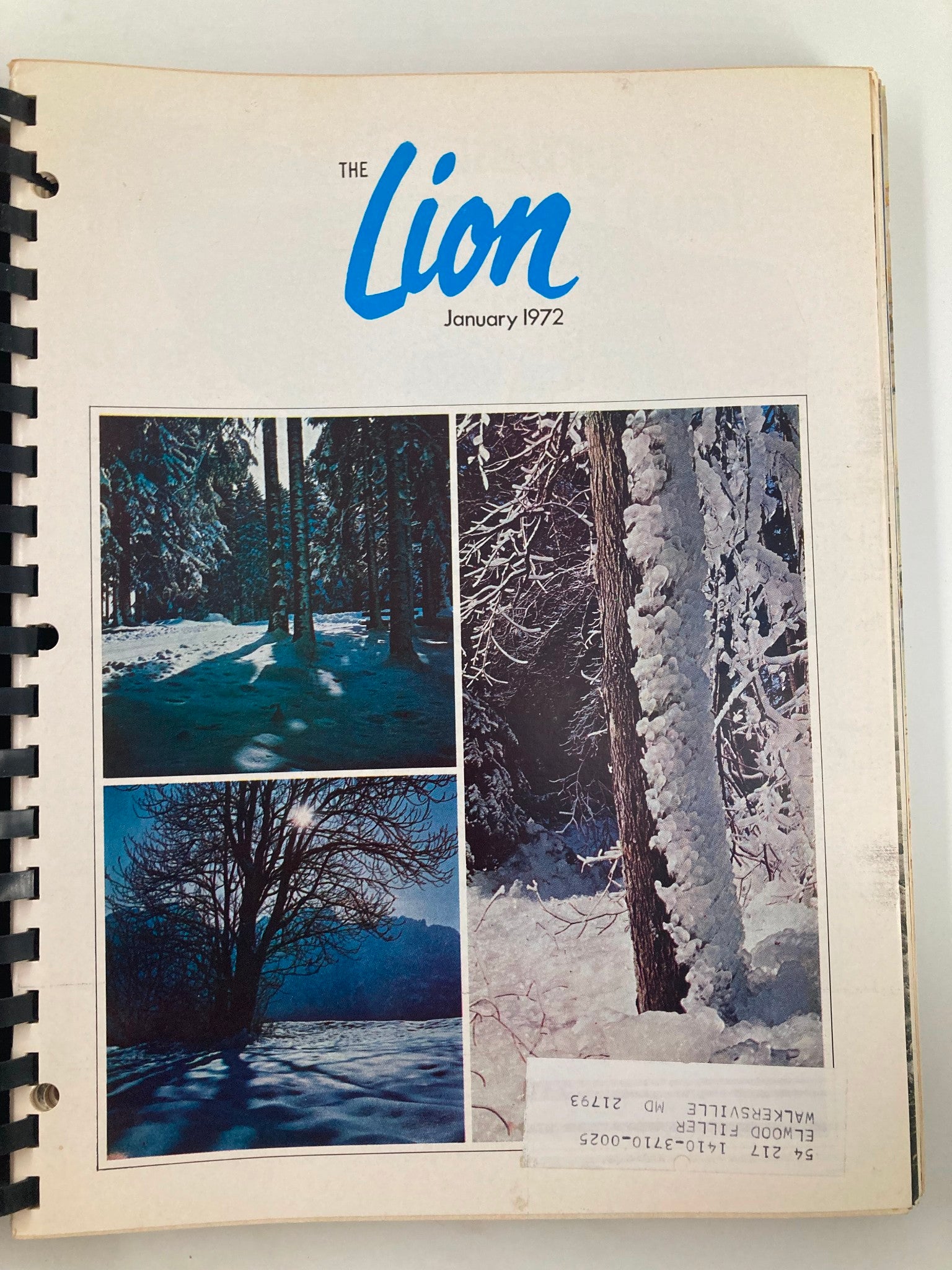 1972 January-December The Lion Magazine Full Year Hard Cover Compilation Issues