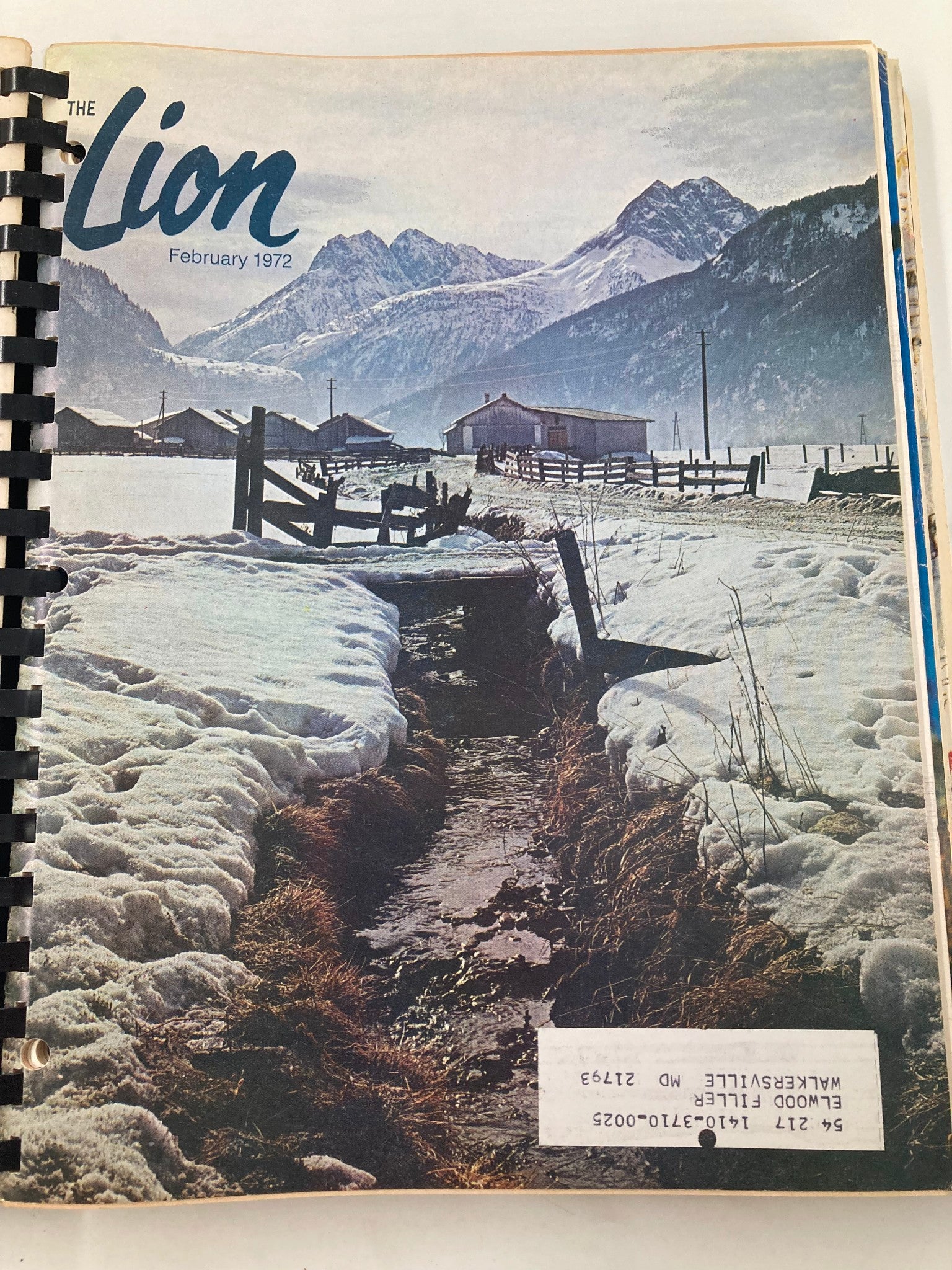 1972 January-December The Lion Magazine Full Year Hard Cover Compilation Issues