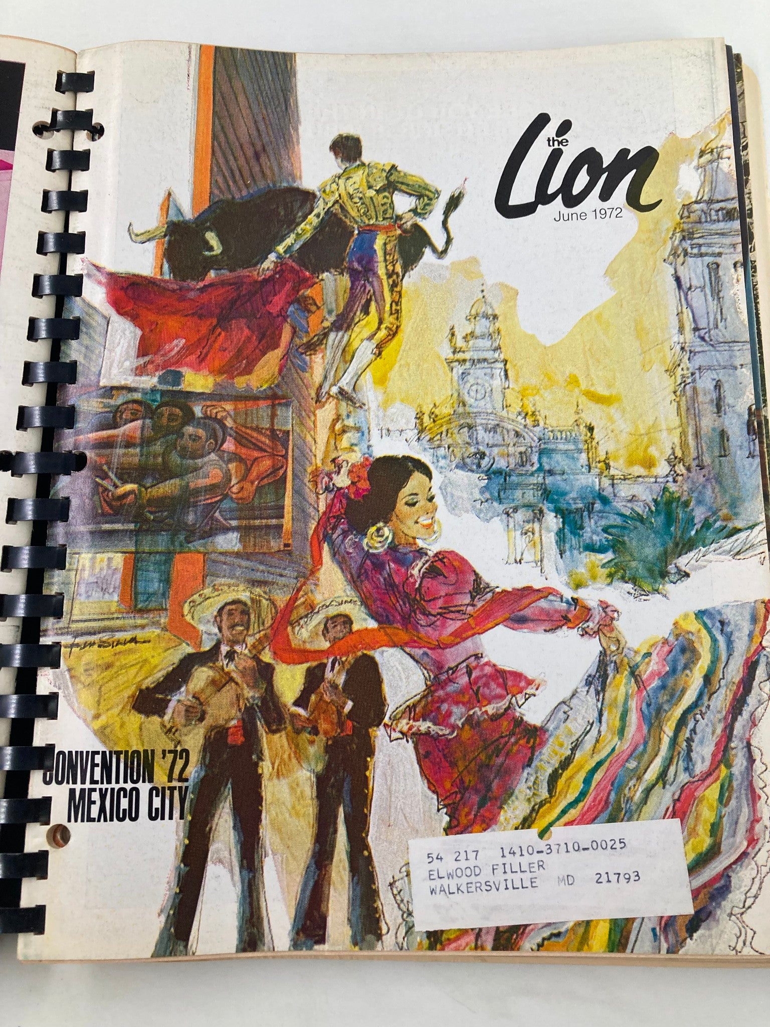 1972 January-December The Lion Magazine Full Year Hard Cover Compilation Issues