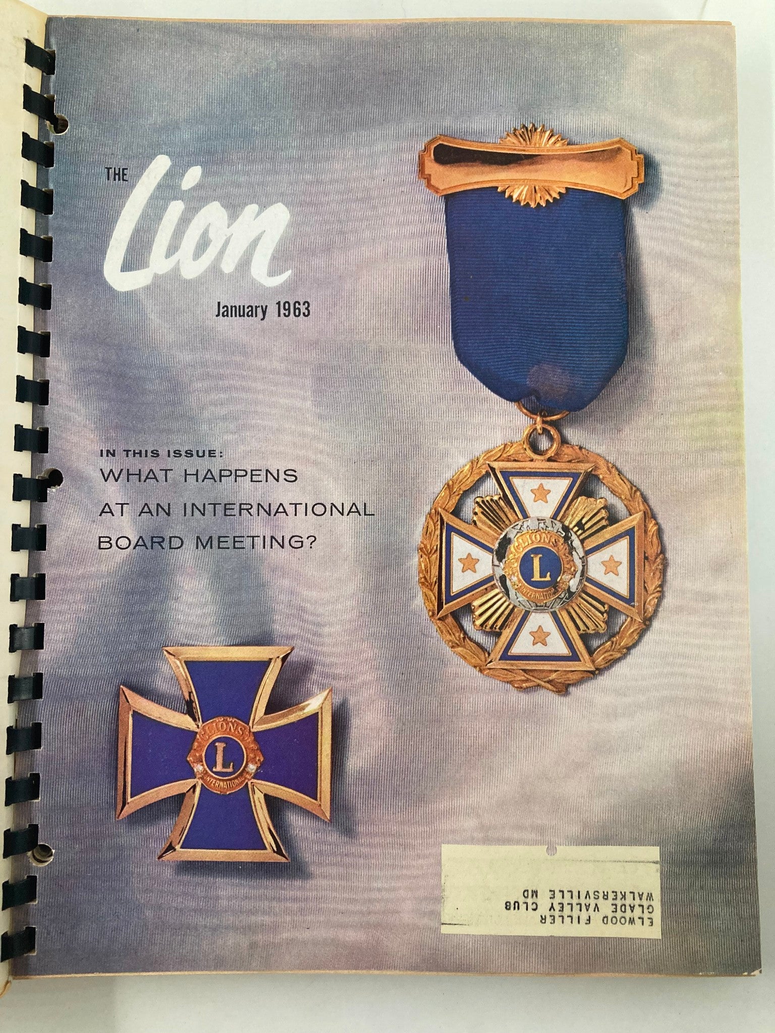 1963 January-December The Lion Magazine Full Year Hard Cover Compilation Issues