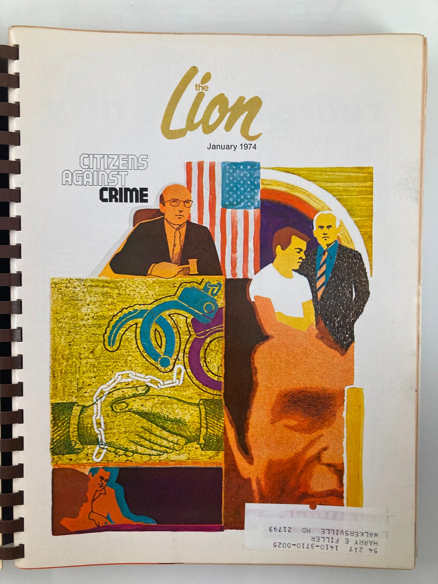 1974 January-December The Lion Magazine Full Year Hard Cover Compilation Issues