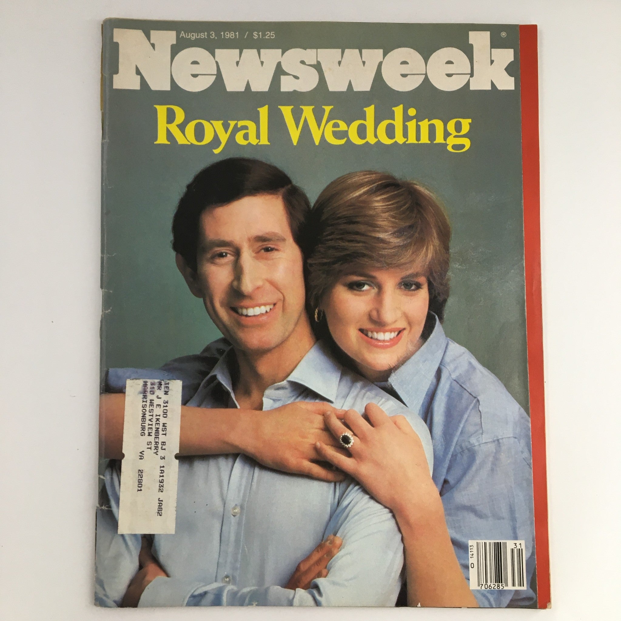 Newsweek Magazine August 3 1981 Royal Wedding of Prince Charles & Dianna