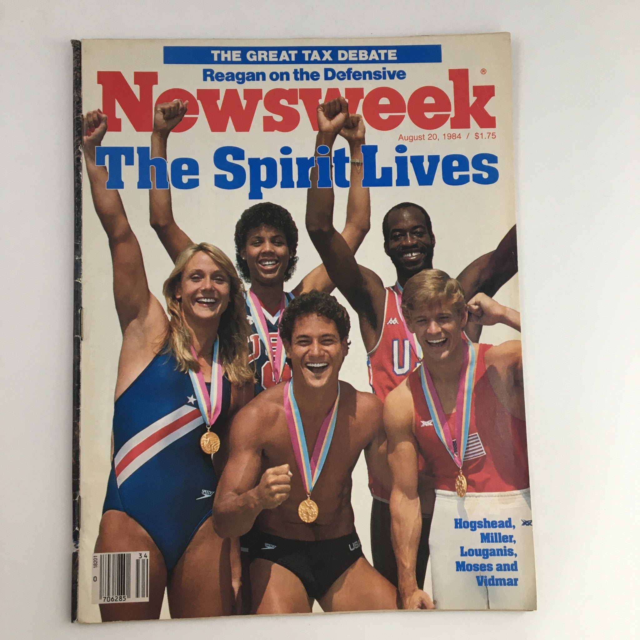 Newsweek Magazine August 20 1984 The Spirit Lives & R Reagan Debate No Label