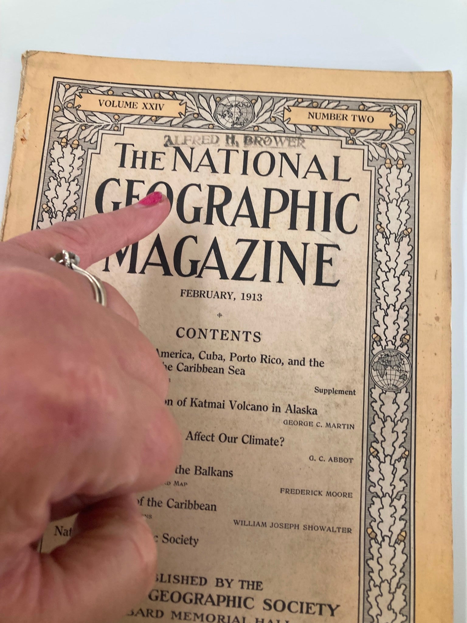 VTG The National Geographic Magazine February 1913 The Changing Maps in Balkans