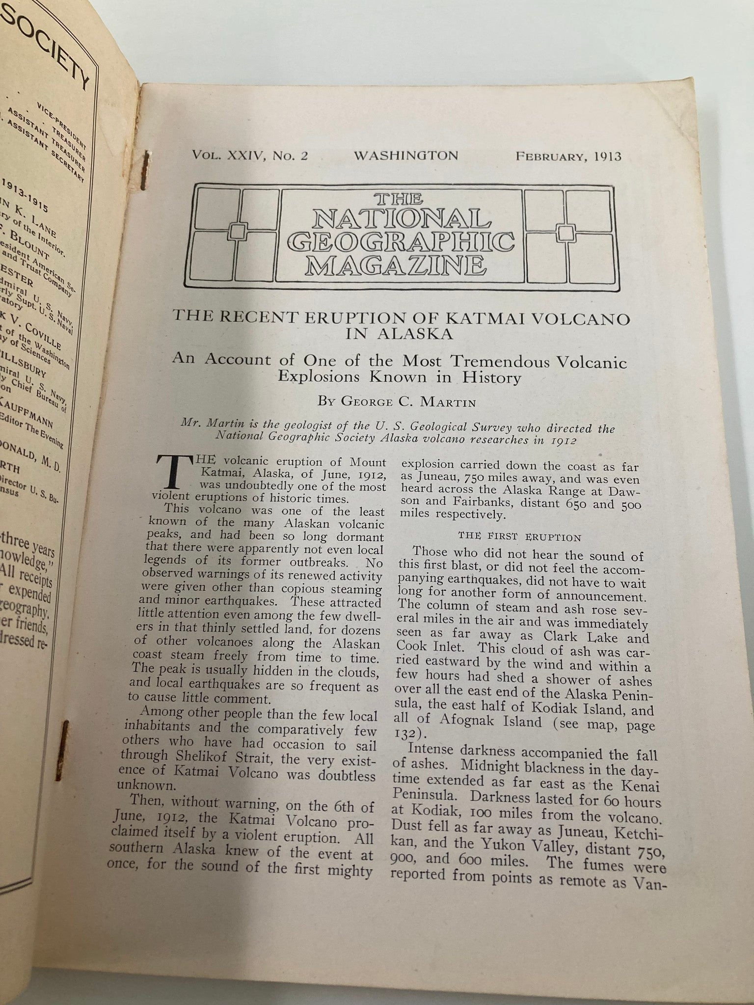 VTG The National Geographic Magazine February 1913 The Changing Maps in Balkans