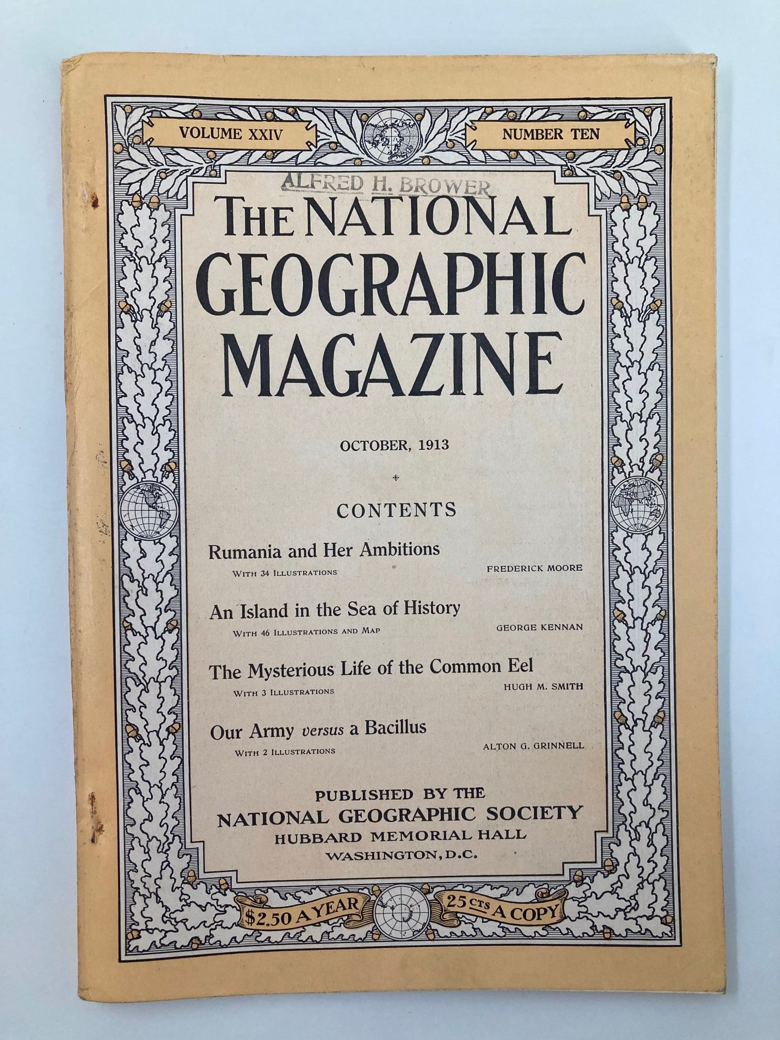 VTG The National Geographic Magazine October 1913 Rumania and Her Ambitions