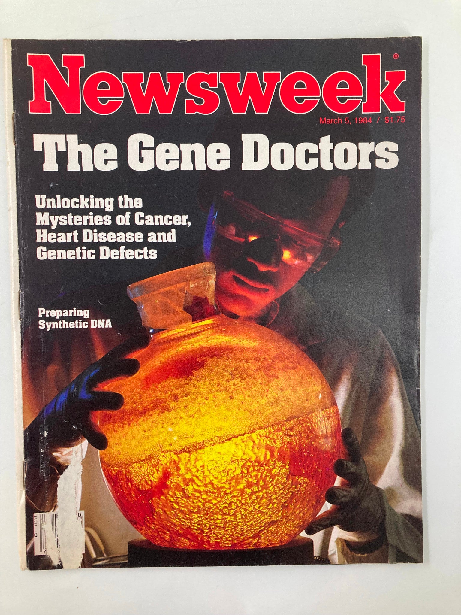 VTG Newsweek Magazine March 5 1984 The Gene Doctors Preparing Synthetic DNA