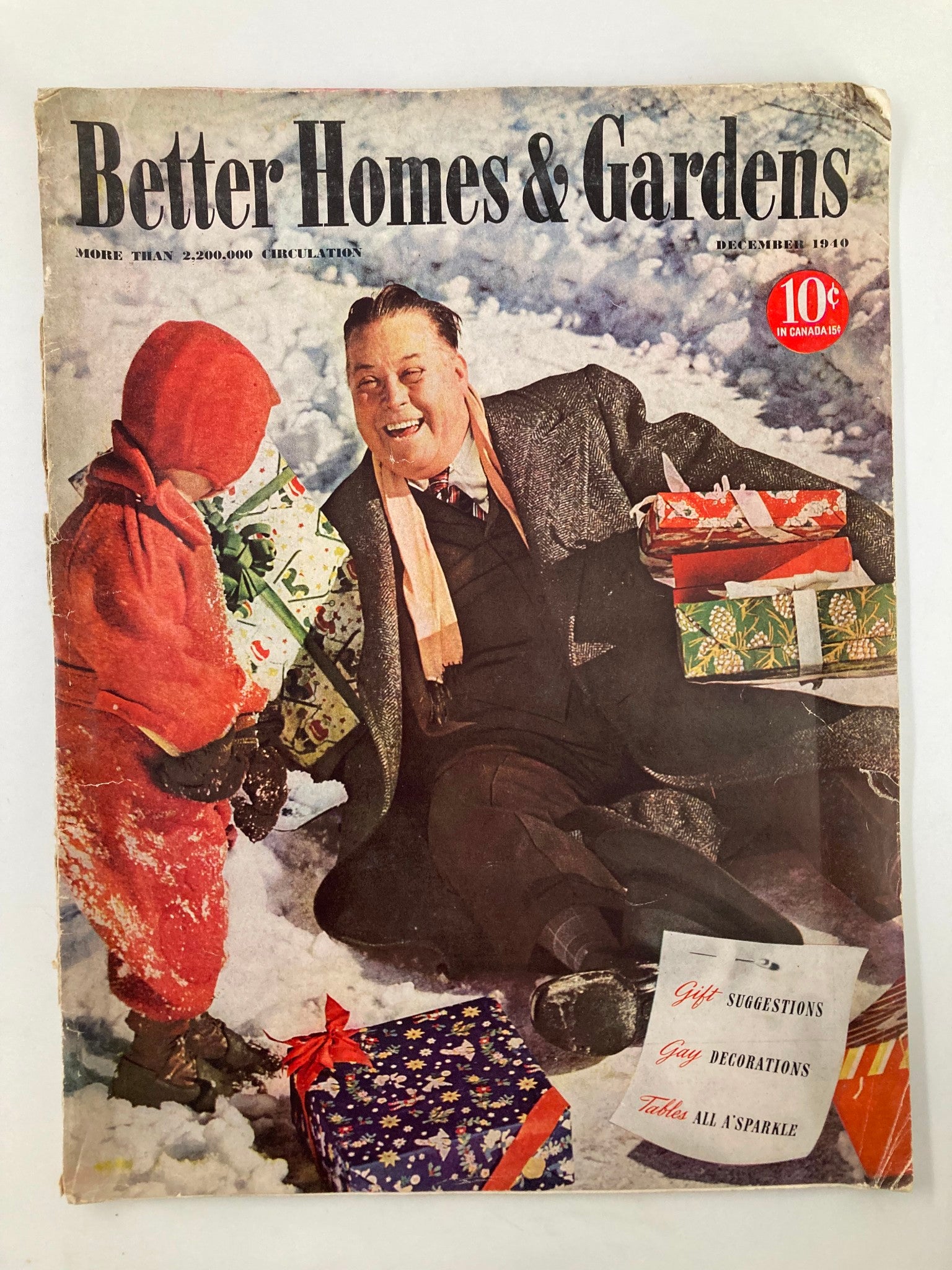 VTG Better Homes & Garden Magazine December 1940 Gifts That Glorify Good Eating