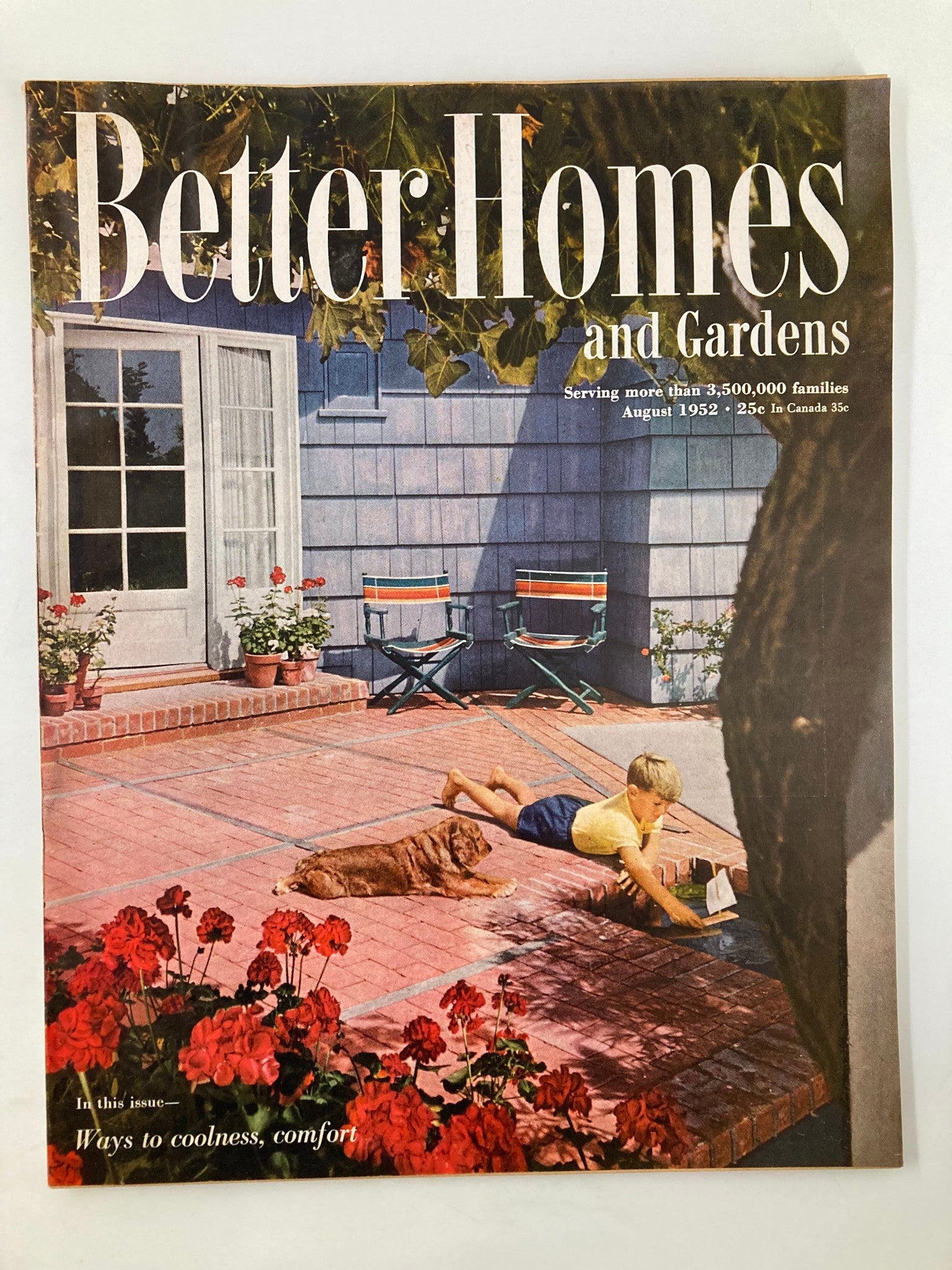 VTG Better Homes & Garden Magazine August 1952 How To Divide and Replant Iris