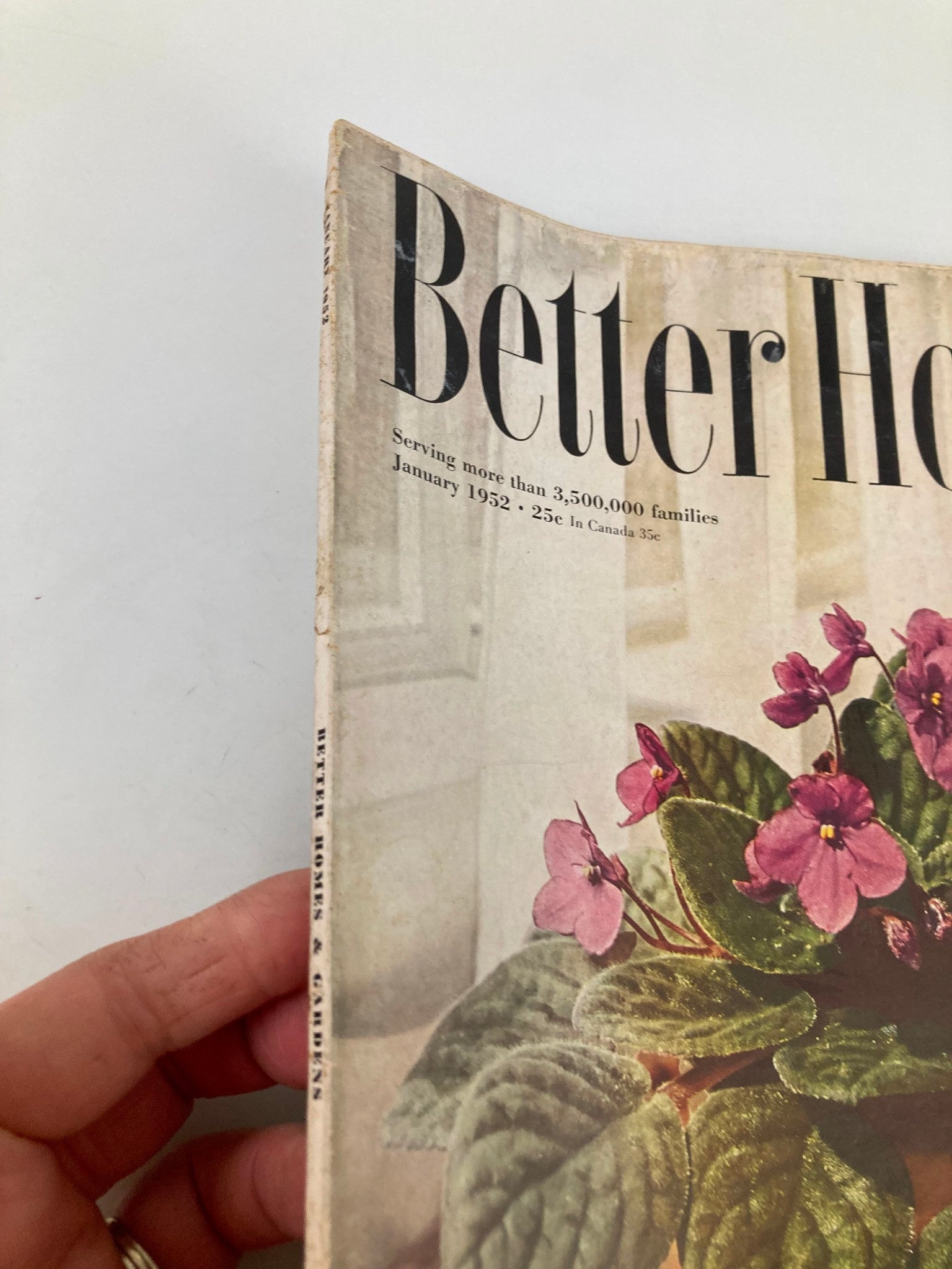 VTG Better Homes & Garden Magazine January 1952 Grow Bigger African-Violets