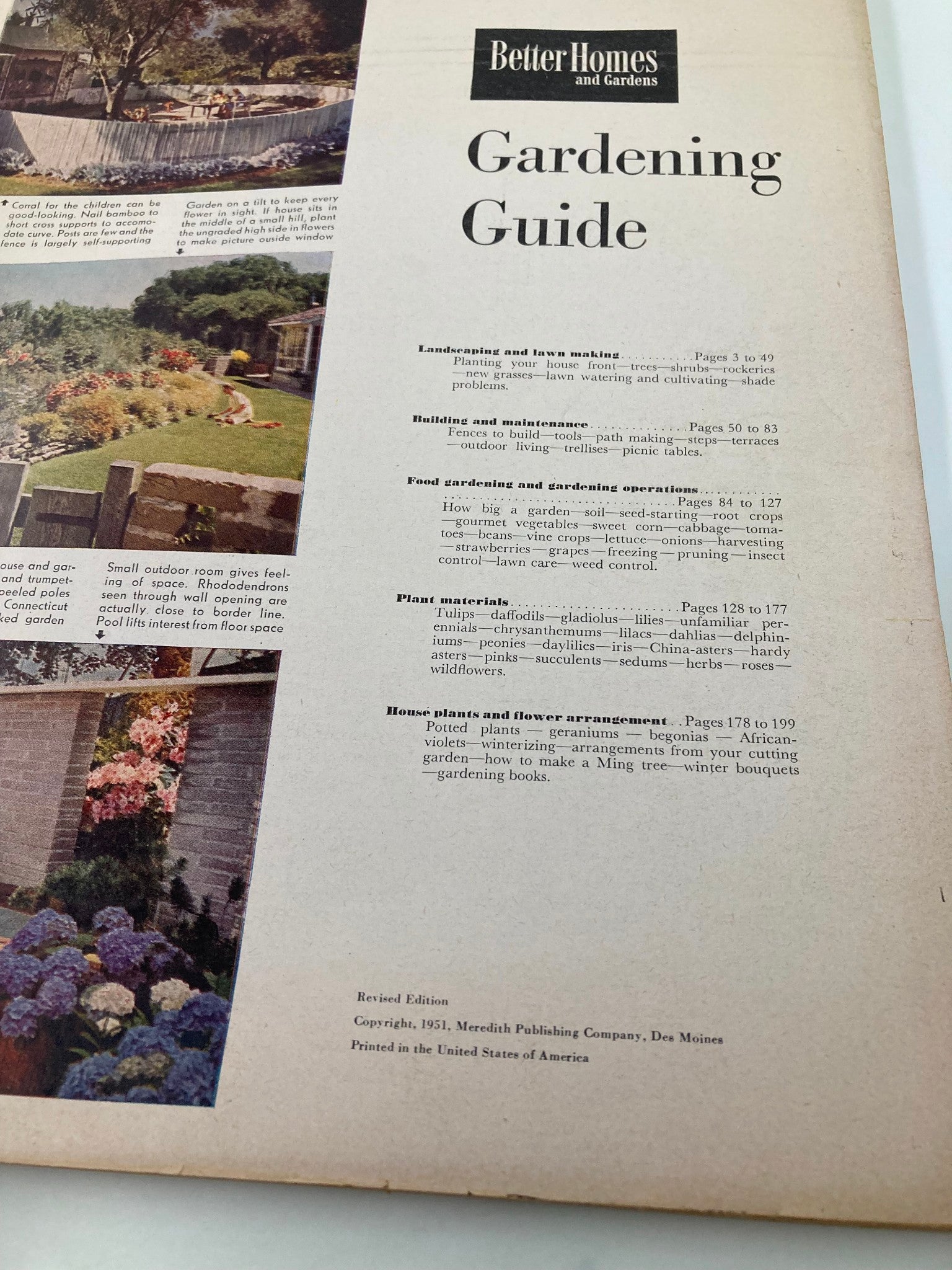 VTG Better Homes & Gardens Gardening Guide 1951 Trees That Bloom in Spring