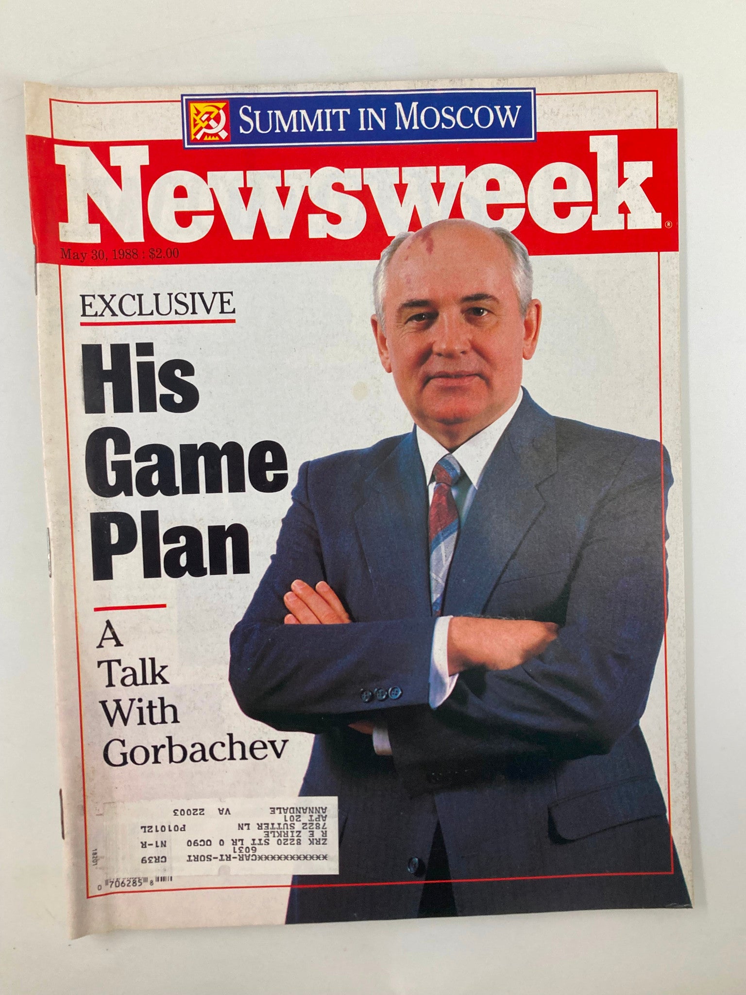 VTG Newsweek Magazine May 30 1988 Mikhail Gorbachev and His Game Plan