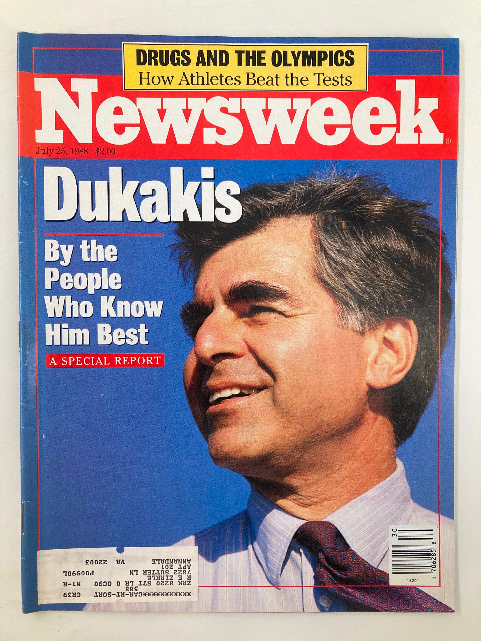 VTG Newsweek Magazine July 25 1988 Dukakis By The People Who Know Him Best