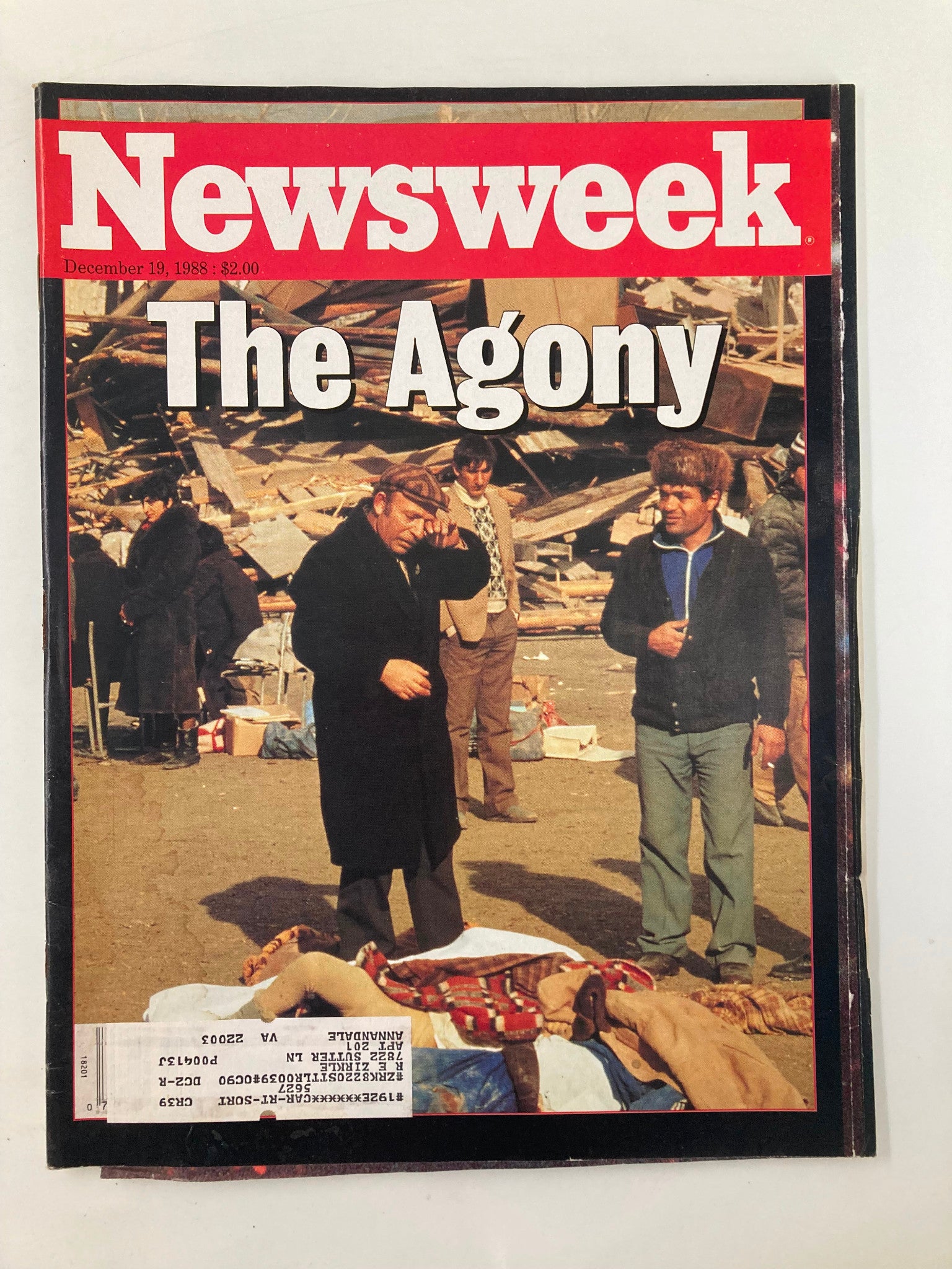 VTG Newsweek Magazine December 19 1988 The Agony and Mikhail Gorbachev