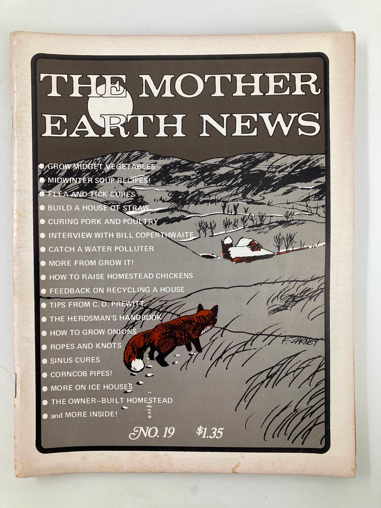 VTG The Mother Earth News Magazine January 1973 #19 Grow Midget Vegetables