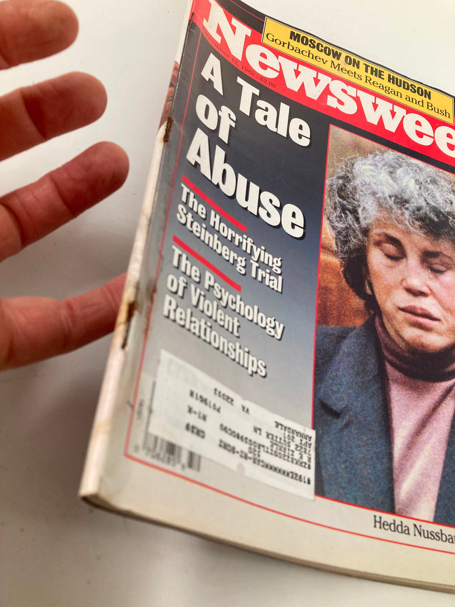 VTG Newsweek Magazine December 12 1988 Hedda Nussbaum A Tale of Abuse