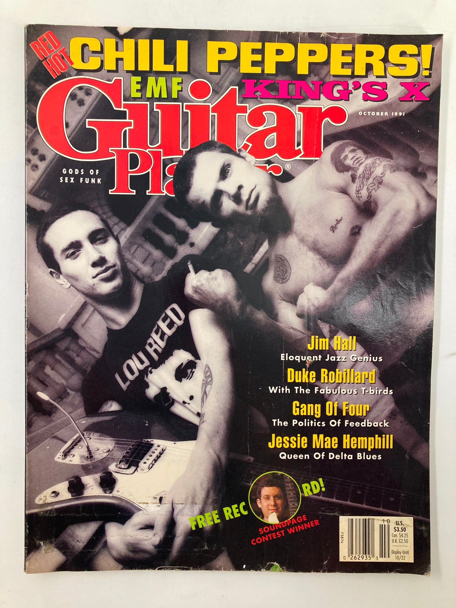 Guitar Player Magazine October 1991 Jim Hall, Duke Robillard, Jessie M. Hemphill