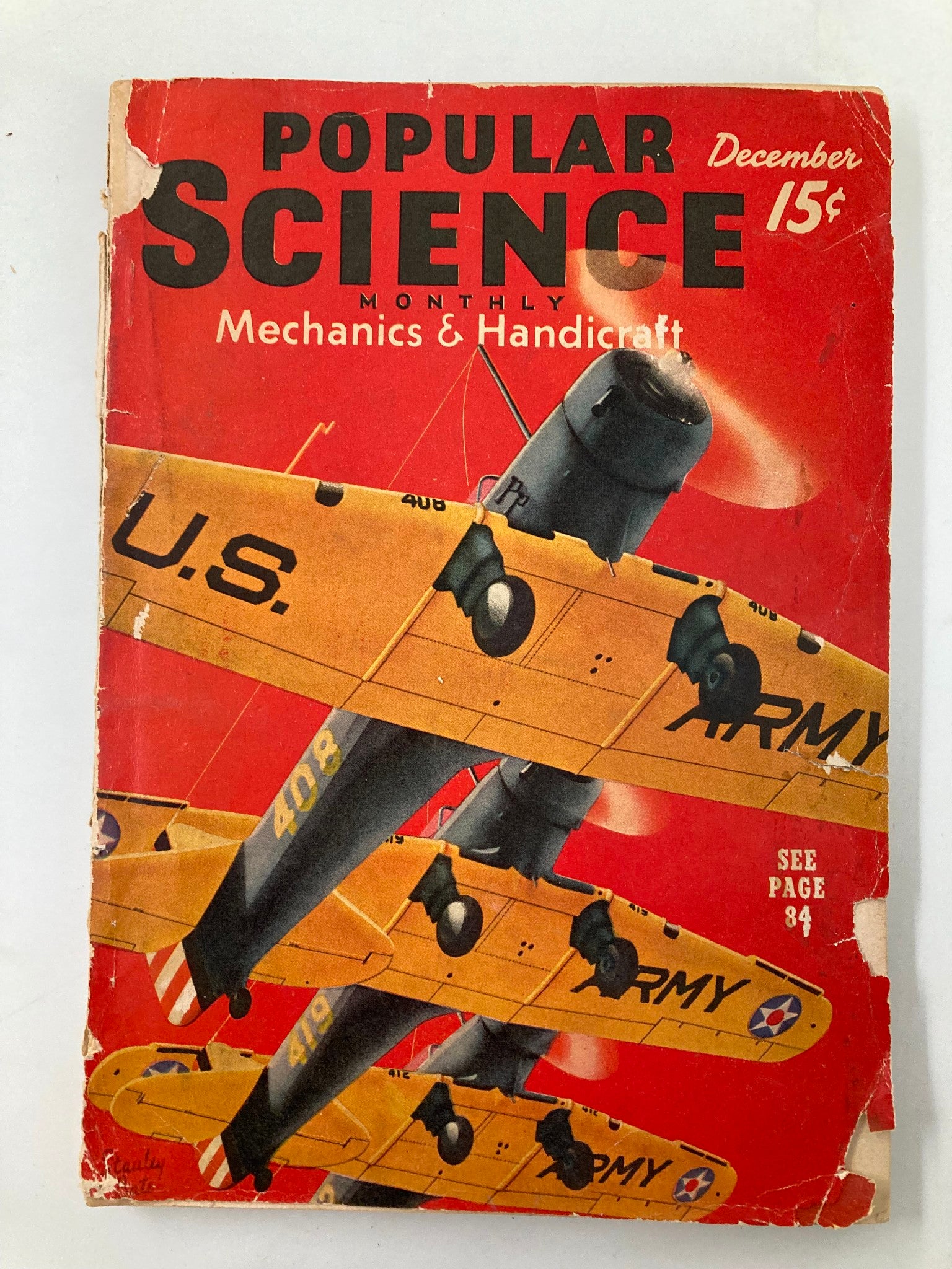 VTG Popular Science Monthly Magazine December 1939 Forty Years of Automobile