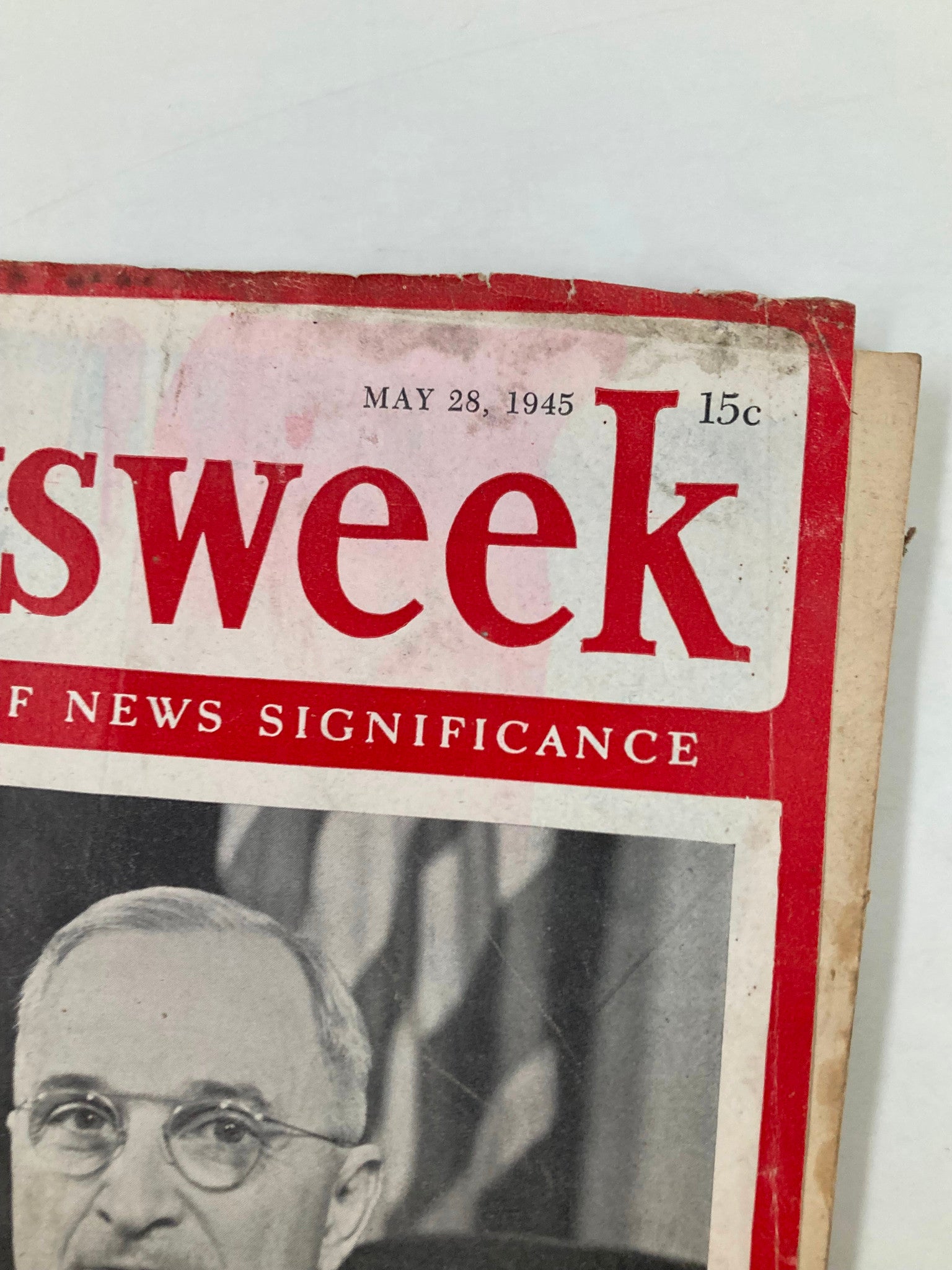 VTG Newsweek Magazine May 28 1945 Pres. Harry Truman The First 40 Days