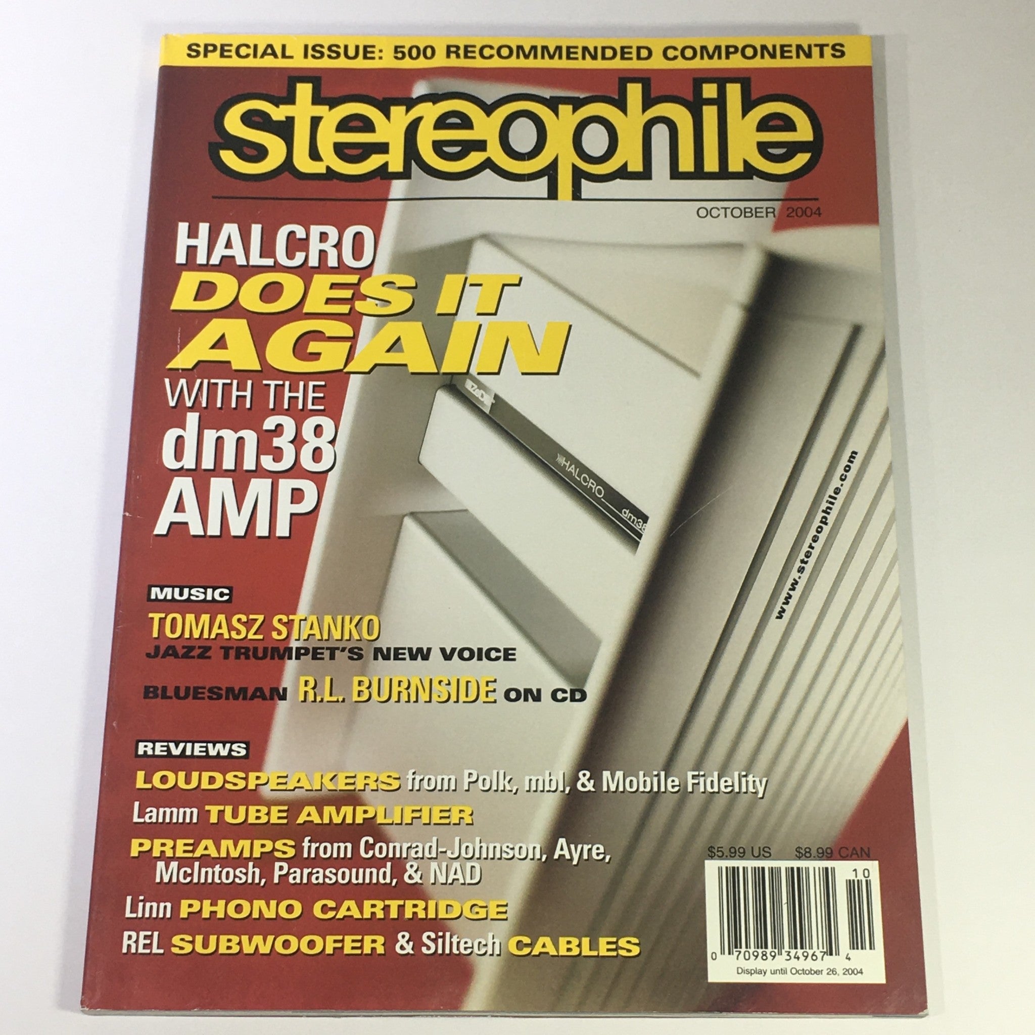 Stereophile Magazine October 2004 - Tomasz Stanko Jazz Trumpet / R.L, Burnside