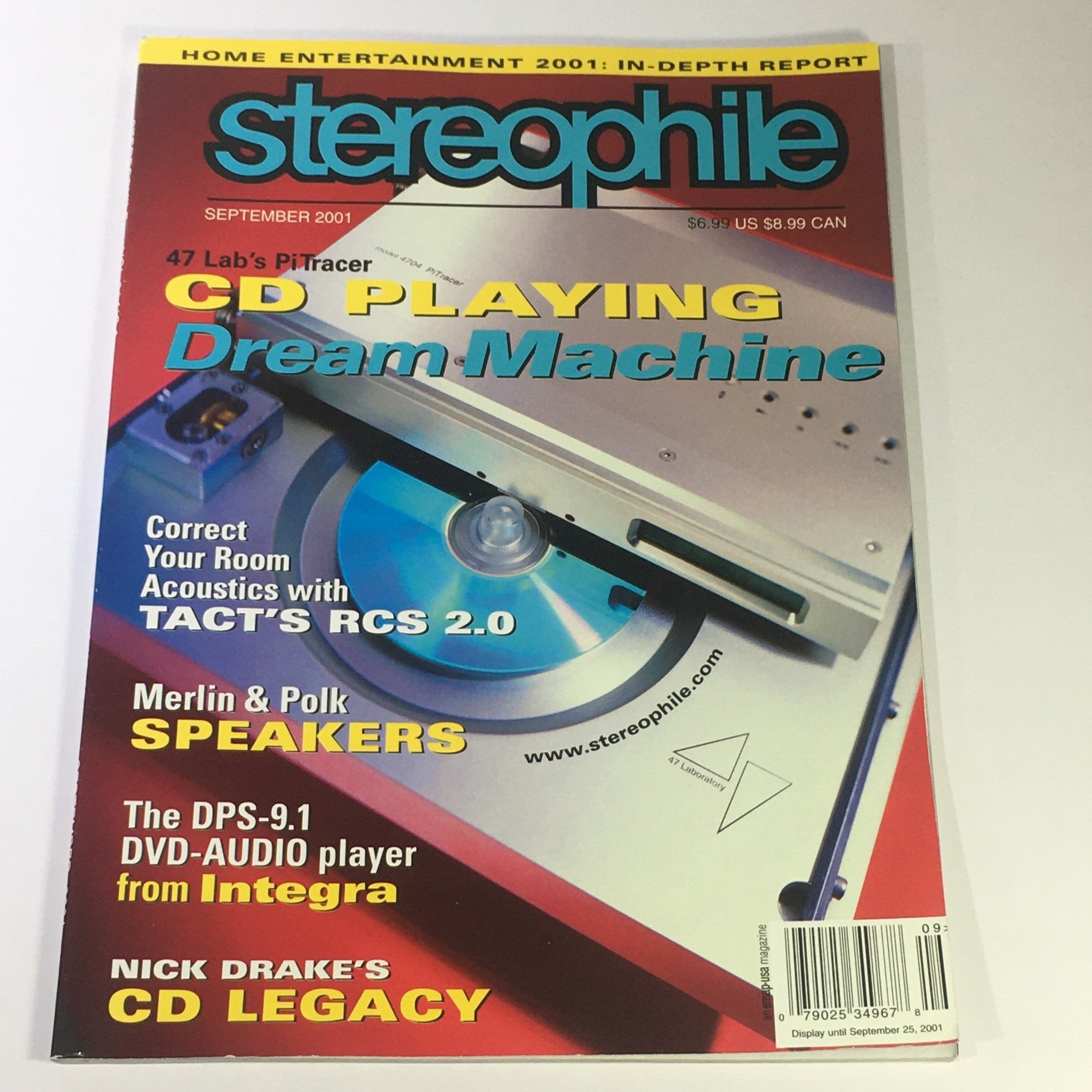 Stereophile Magazine September 2001 - Nick Drake CD Legacy / Merlin Polk Speaker