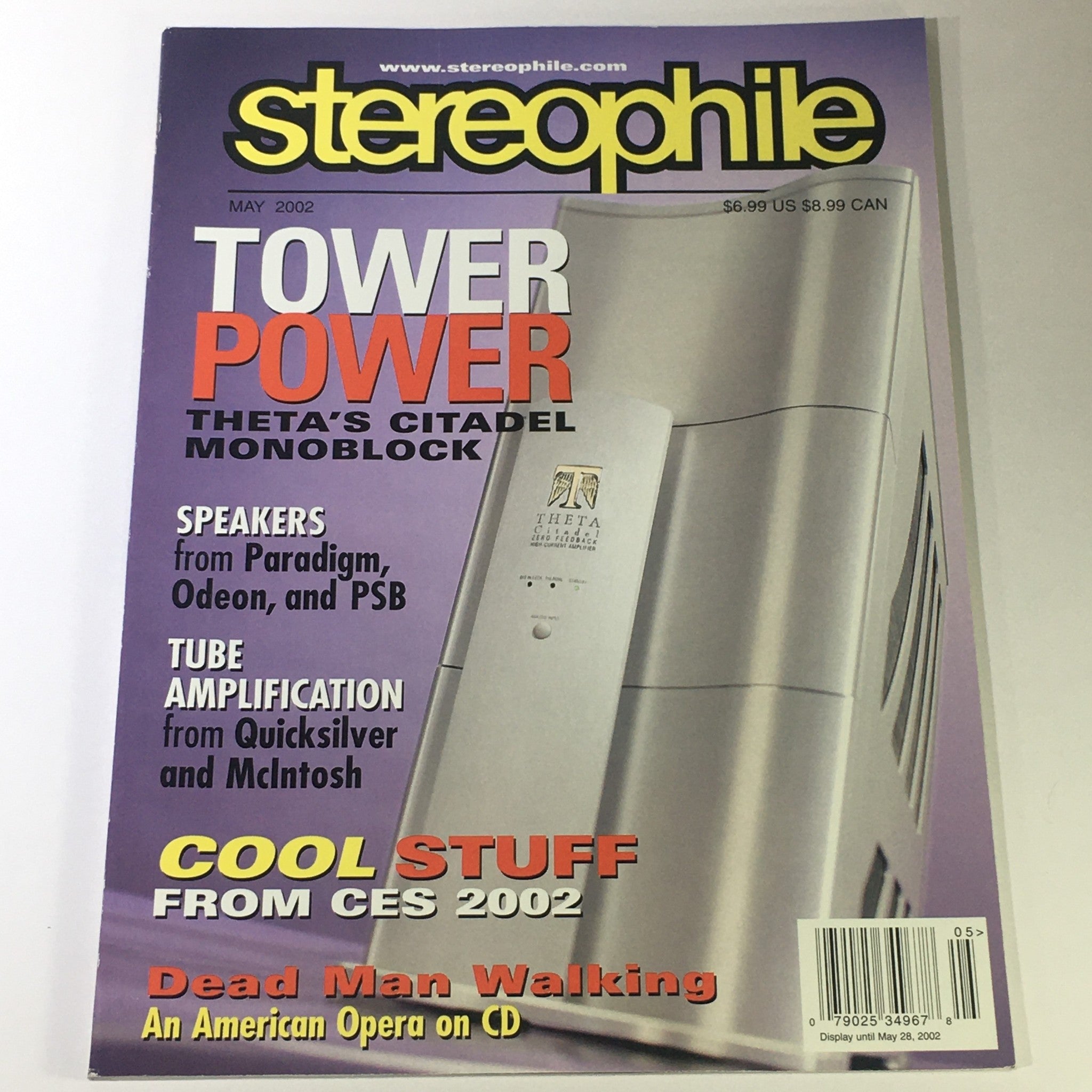 Stereophile Magazine May 2002 - Theta Citadel Monoblock / Paradigm & PSB Speaker