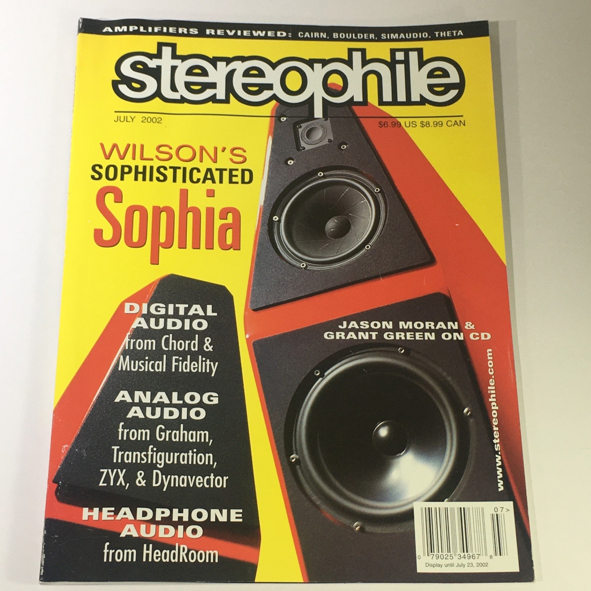 Stereophile Magazine July 2002 - Wilson's Sophia Speaker / Graham Analog Audio