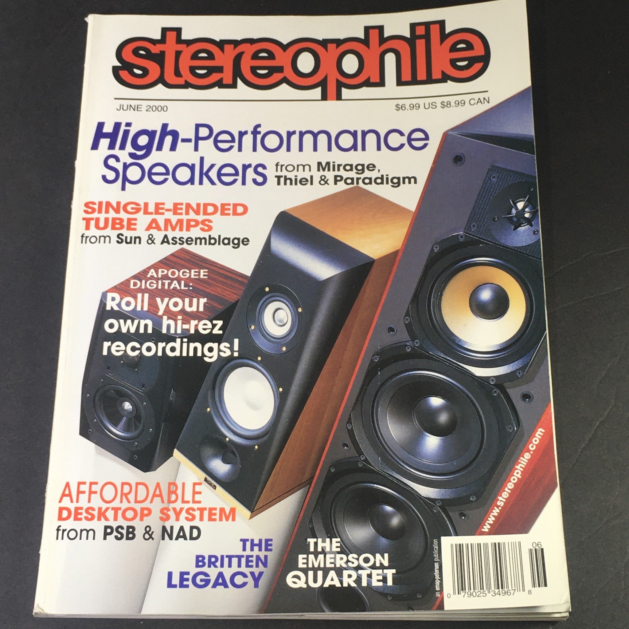 Stereophile Magazine June 2000 - The Britten Legacy / The Emerson Quartet