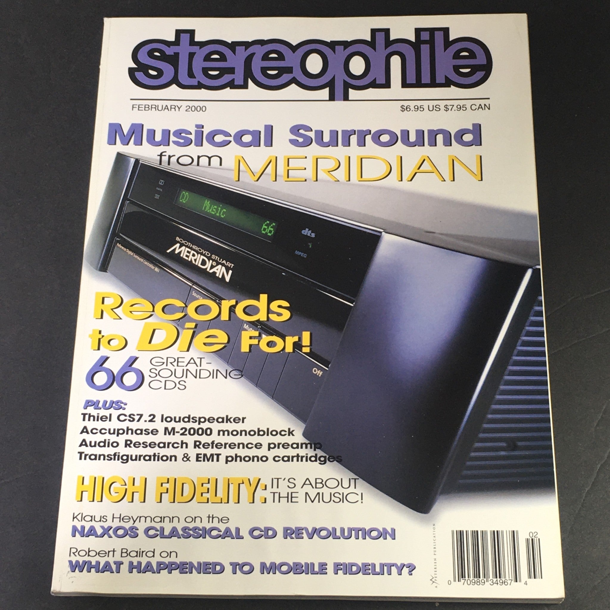 Stereophile Magazine February 2000 - Klaus Heymann Naxos CD / Robert Baird