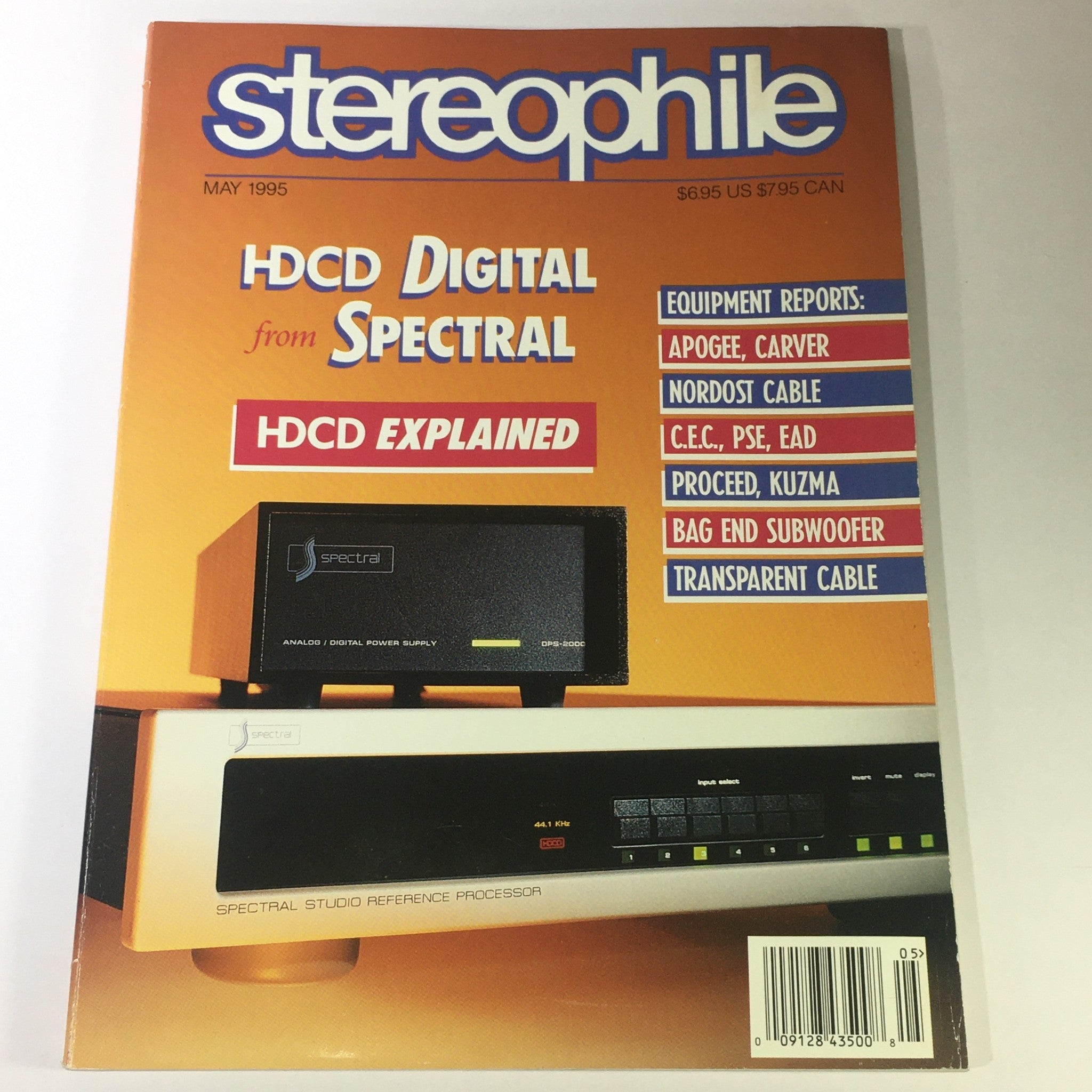 Stereophile Magazine May 1995 - HDCD Digital Spectral / Nordost Cable Equipment