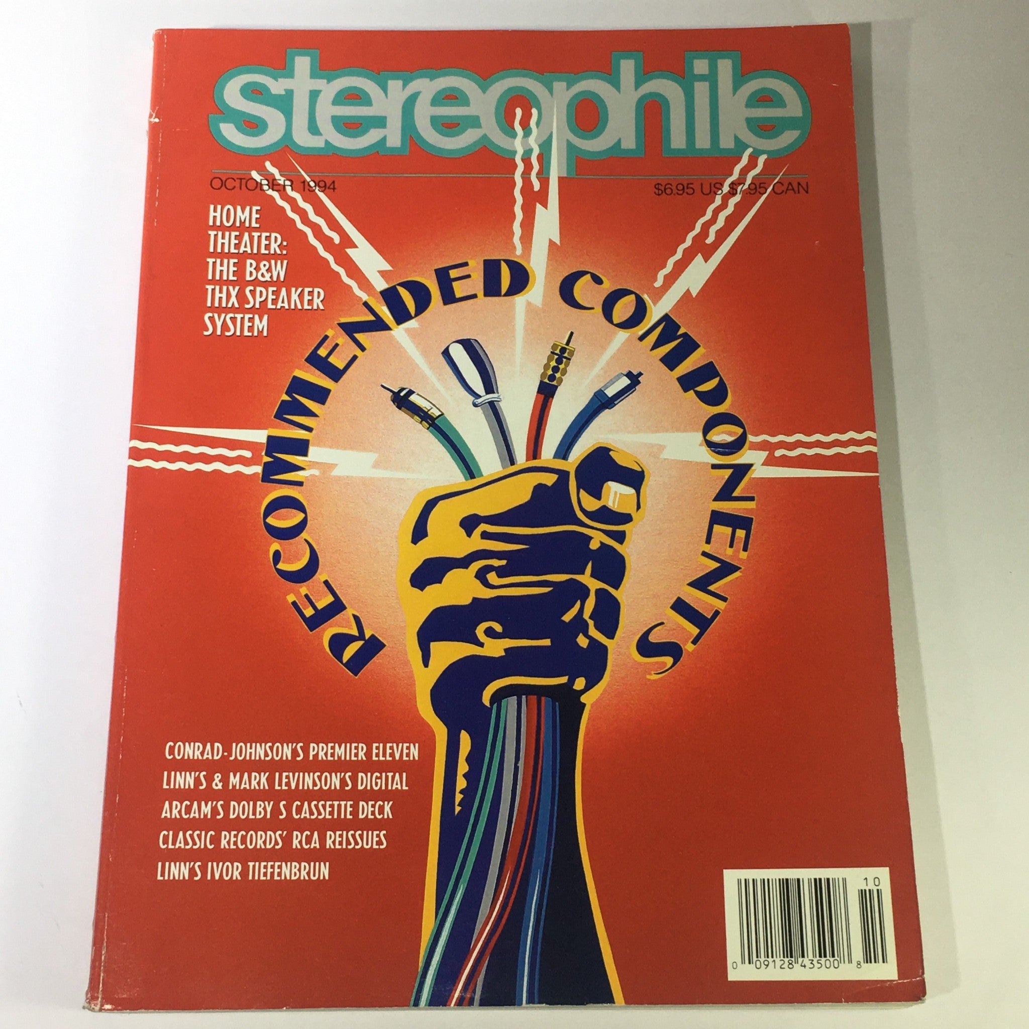 Stereophile Magazine October 1994 - B&W THX Speaker System / Arcam Cassette Deck