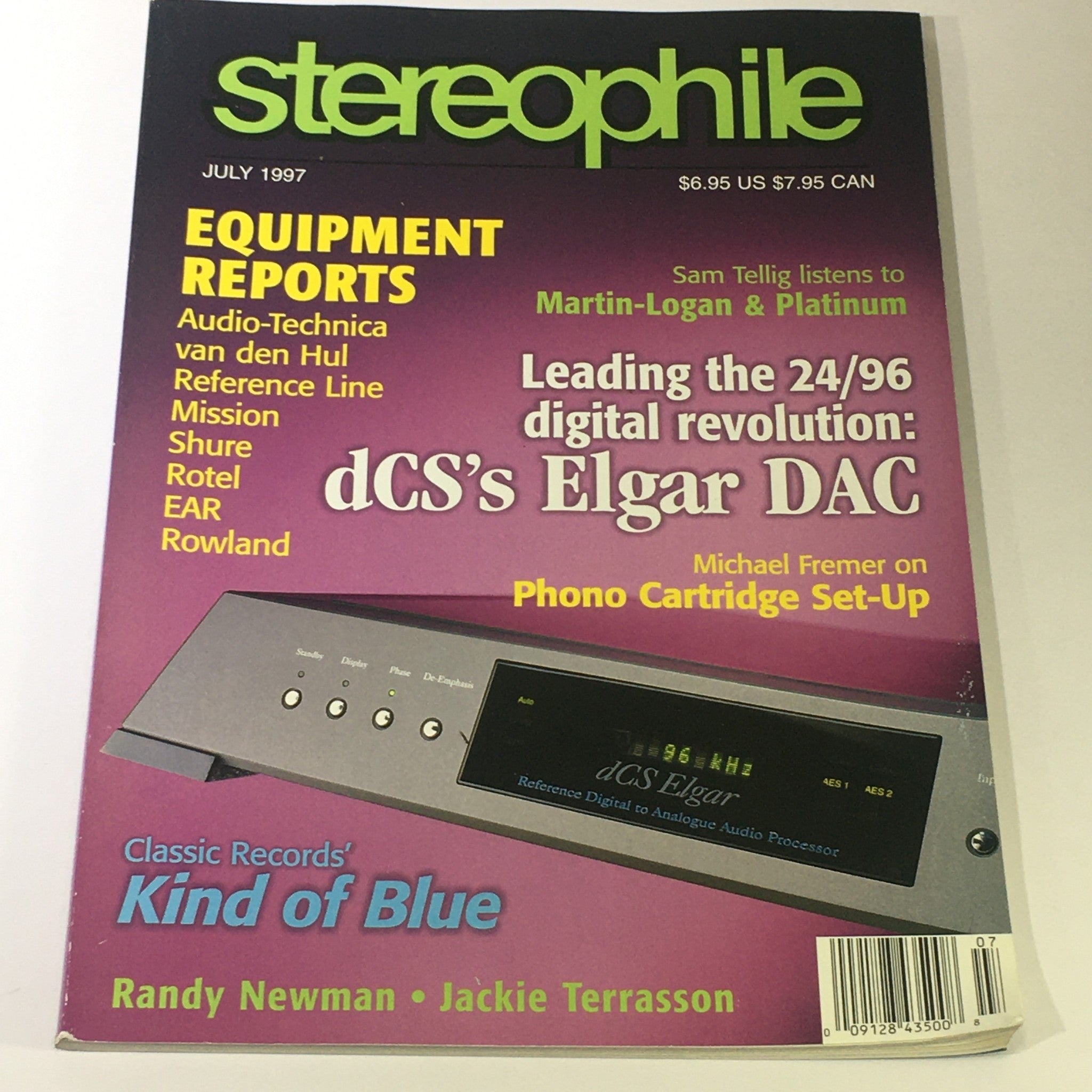 Stereophile Magazine July 1997 - Randy Newman / Jackie Terrasson / Newsstand