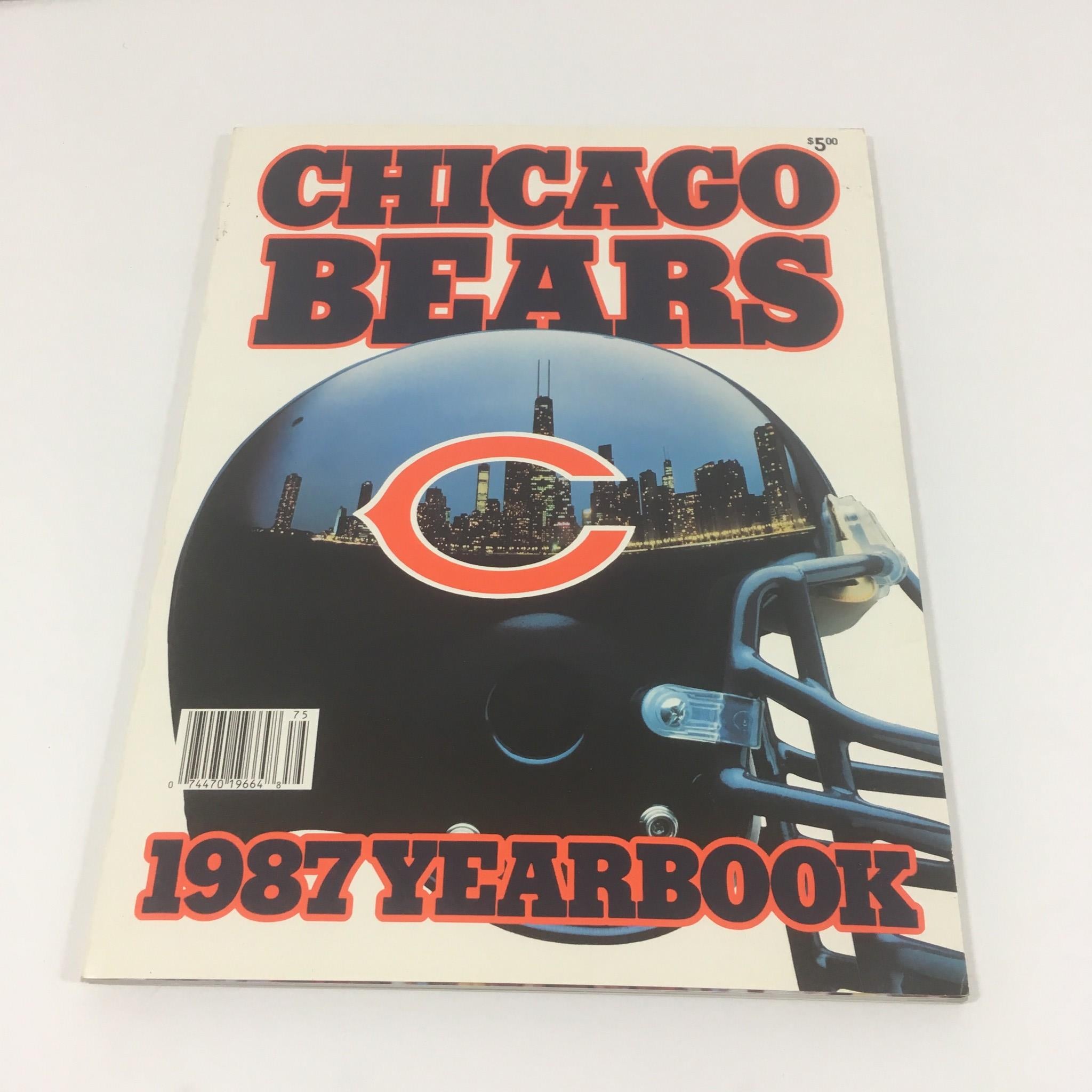 Chicago Bears 1987 Yearbook Magazine