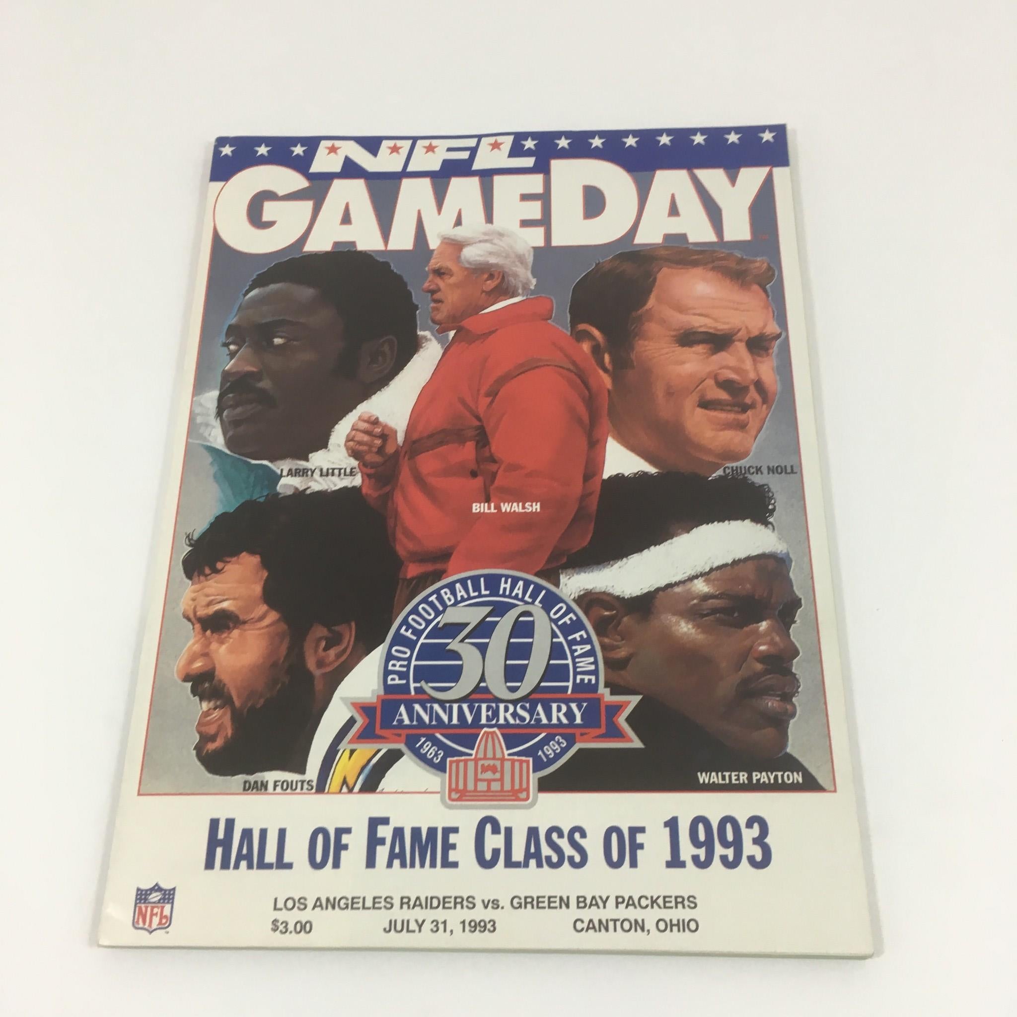 NFL Game Day Hall of Fame Class of 1993, July 31 Magazine