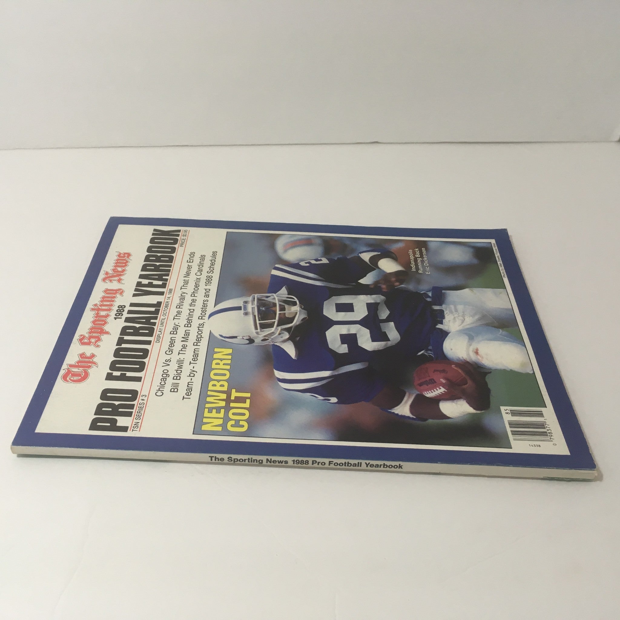 1988 The Sporting News Pro Football Yearbook Newborn Colt October 14 Magazine