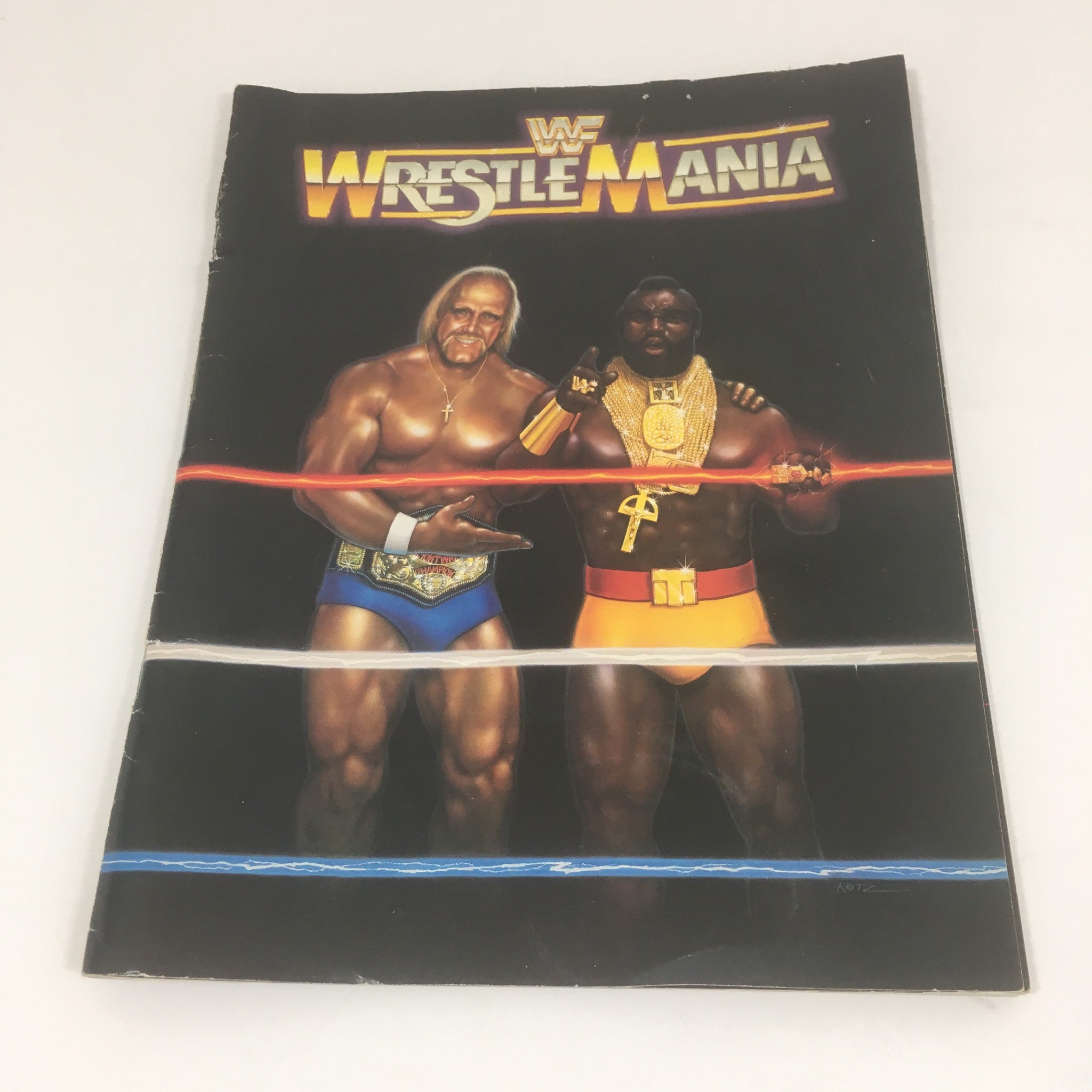 WWF WrestleManiaHulk Hogan & Mr.T WWE official Program