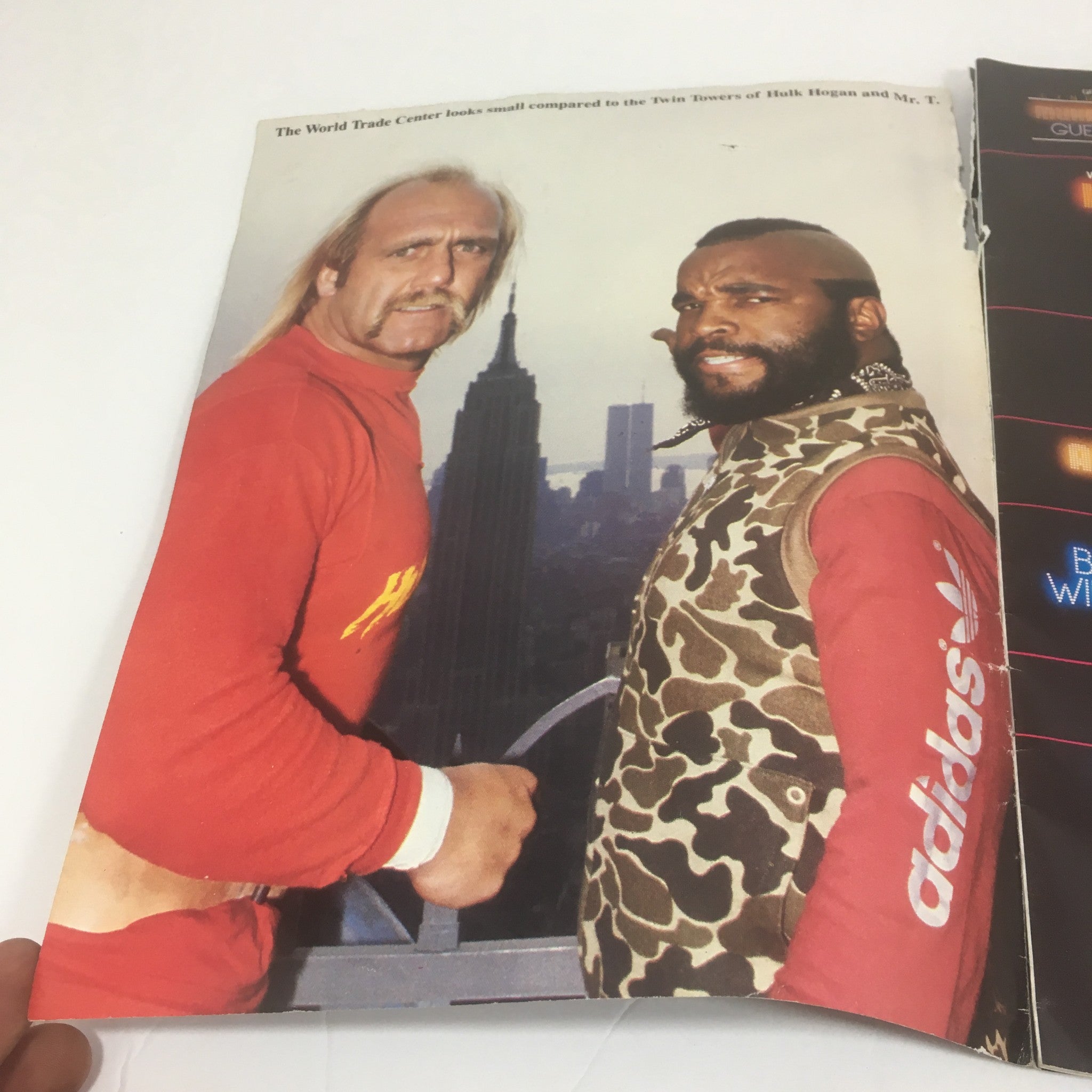 WWF WrestleManiaHulk Hogan & Mr.T WWE official Program