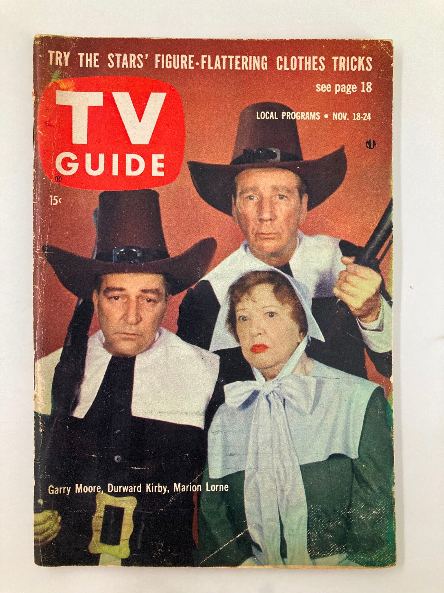 TV Guide Magazine November 18 1961 Garry Moore Eastern New England Edition