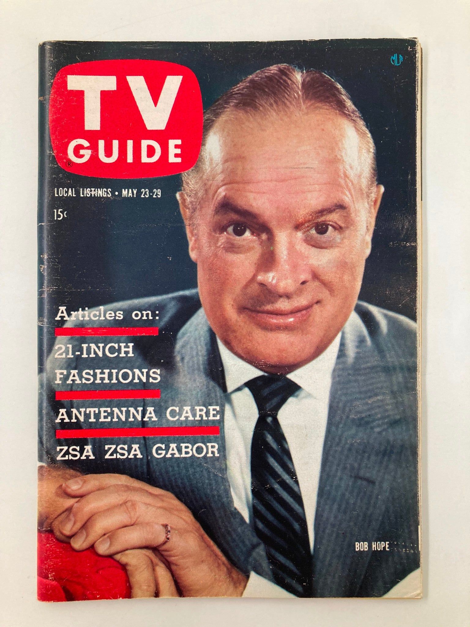 TV Guide Magazine May 23 1959 Bob Hope New England Edition No Label