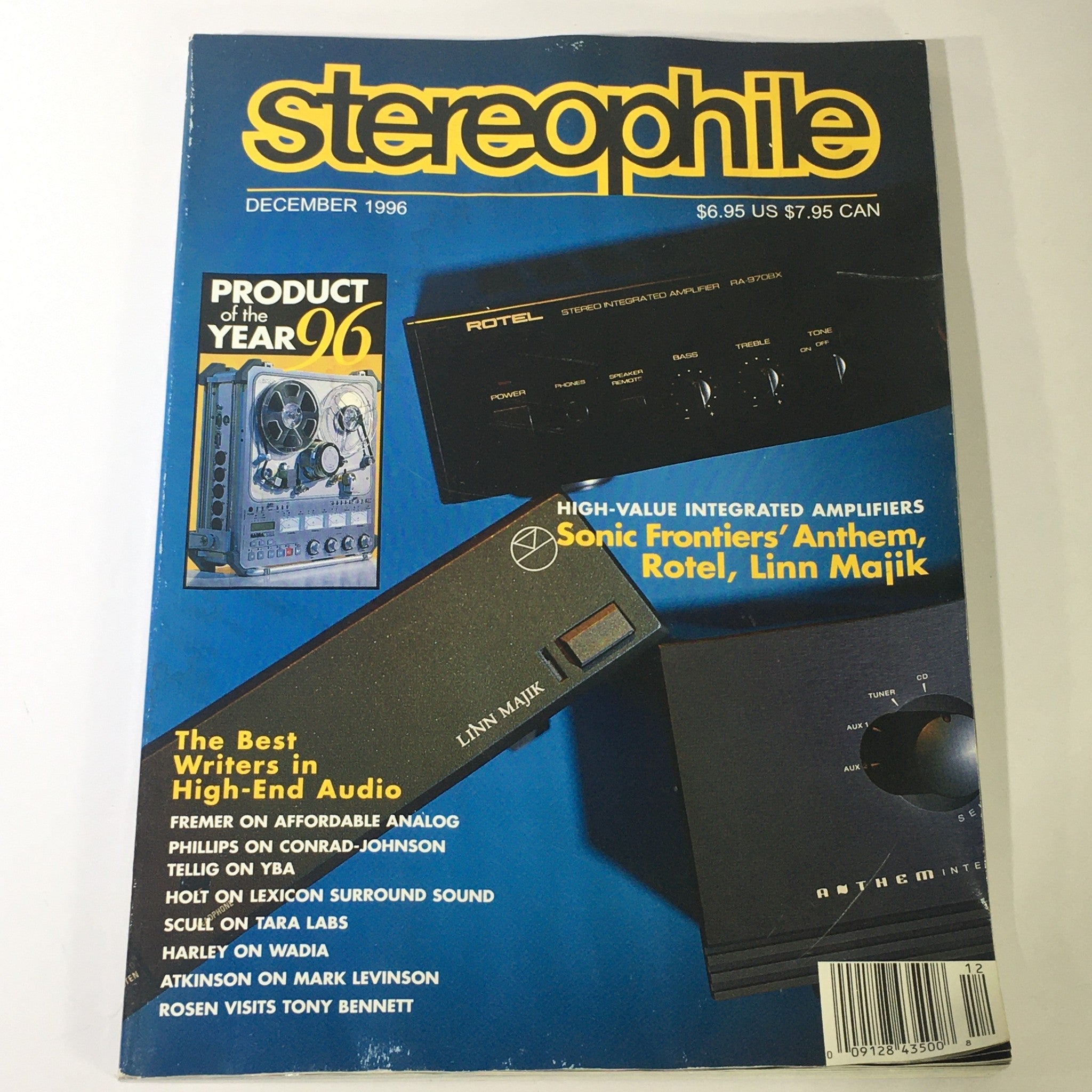 Stereophile Magazine December 1996 - Philips on Conrad-Johnson / Harley on Wadia