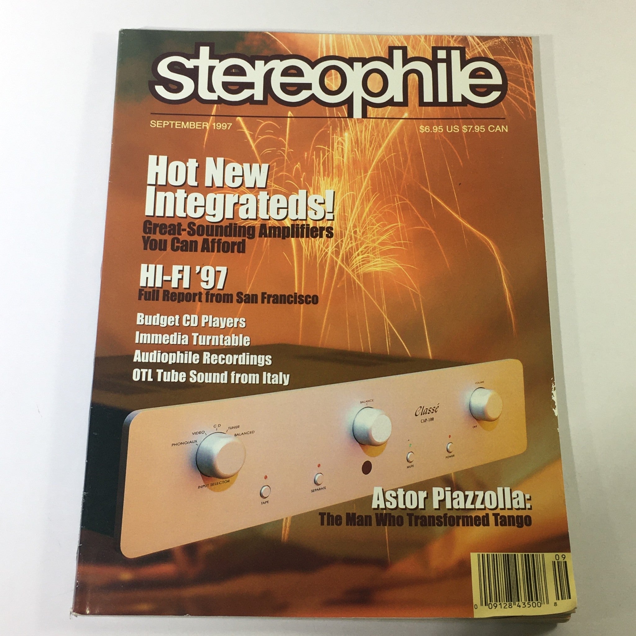 Stereophile Magazine September 1997 - Astor Piazzolla / OTL Tube Sound Italy