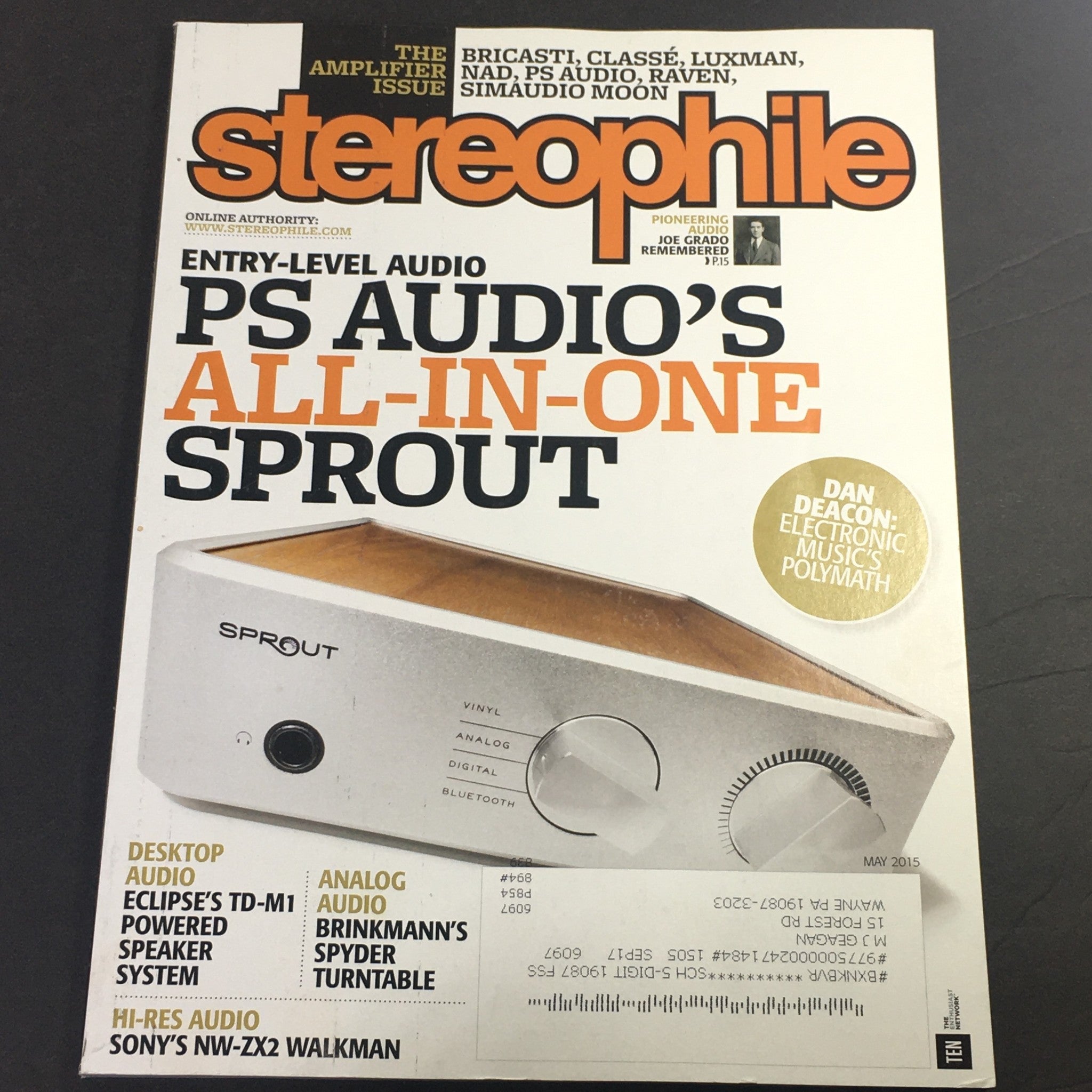 Stereophile Magazine May 2015 - PS Audio Sprout / Eclipse TD-M1 Speaker System