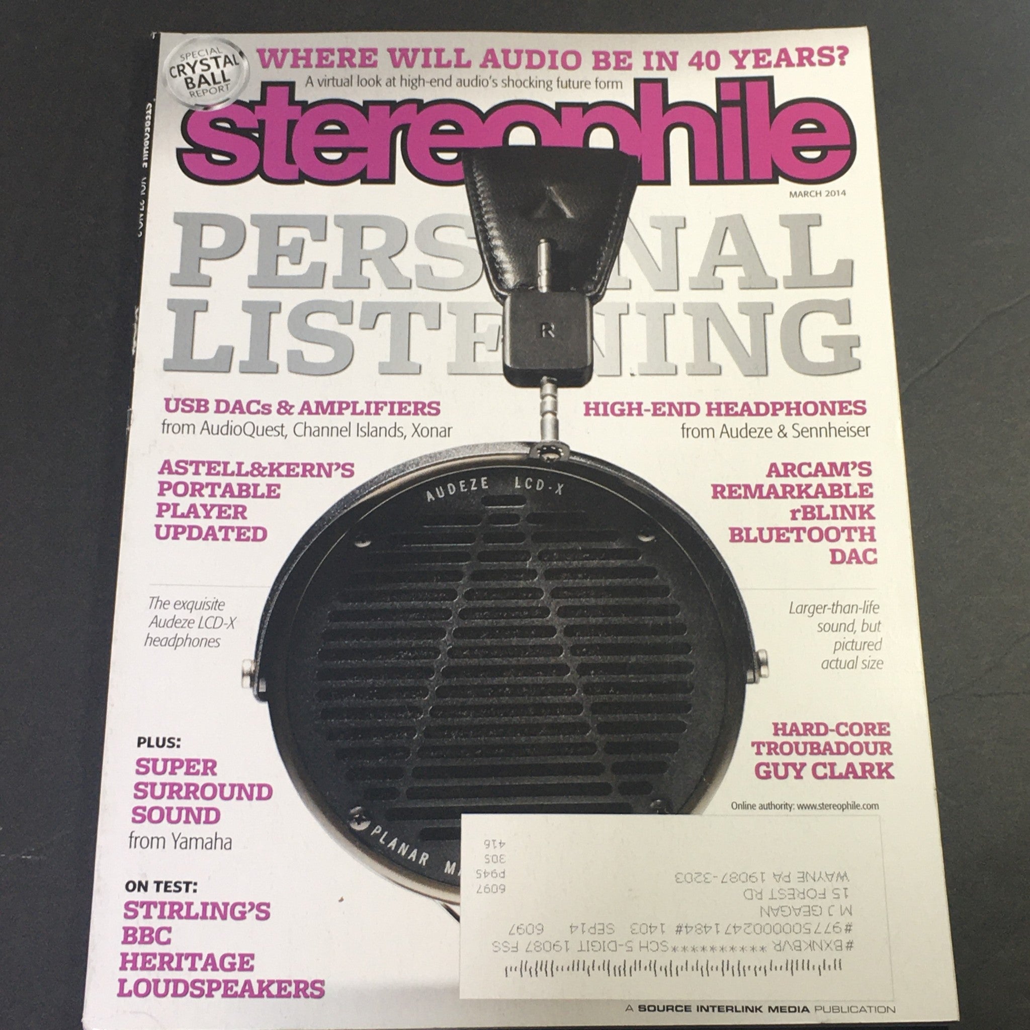 Stereophile Magazine March 2014 - AudioQuest, Channel Islands & Xonar Amplifiers