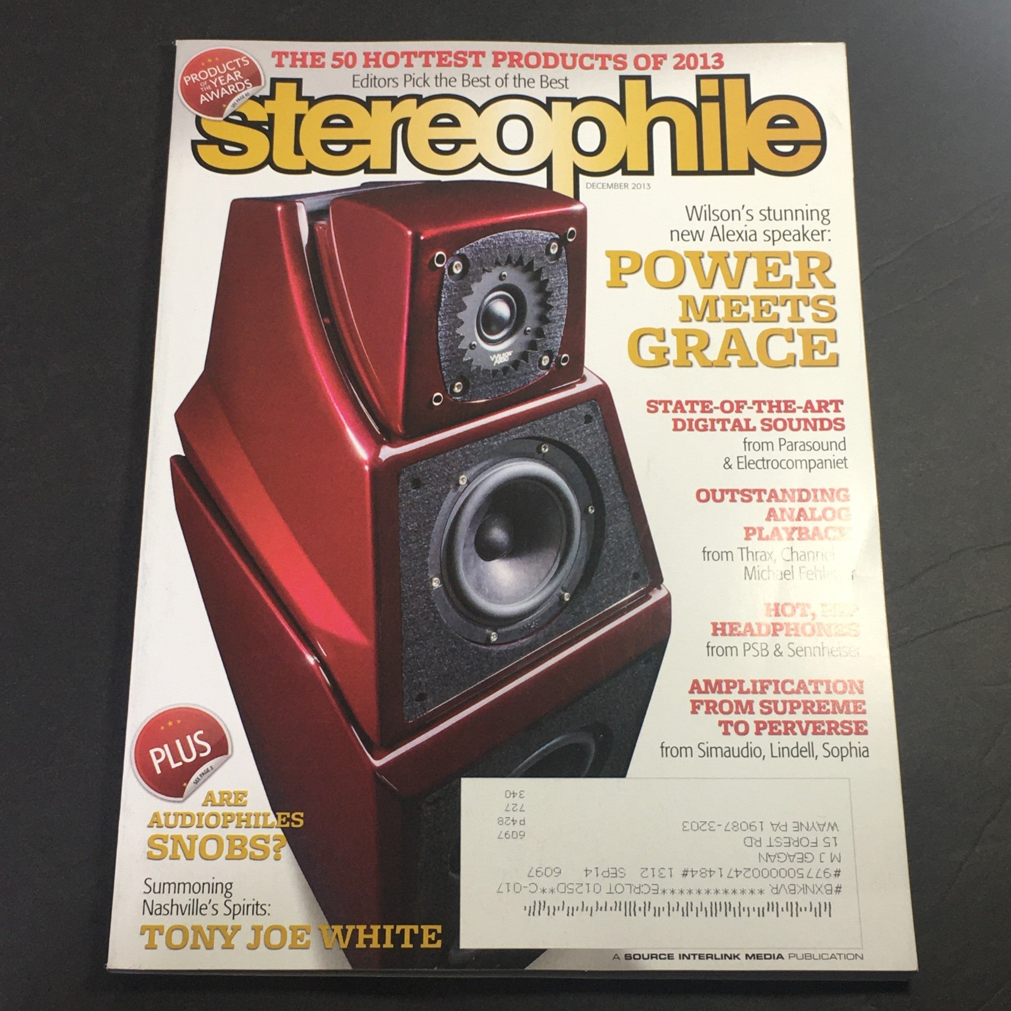 Stereophile Magazine December 2013 - Tony Joe White / Simaudio & Lindell AMPS