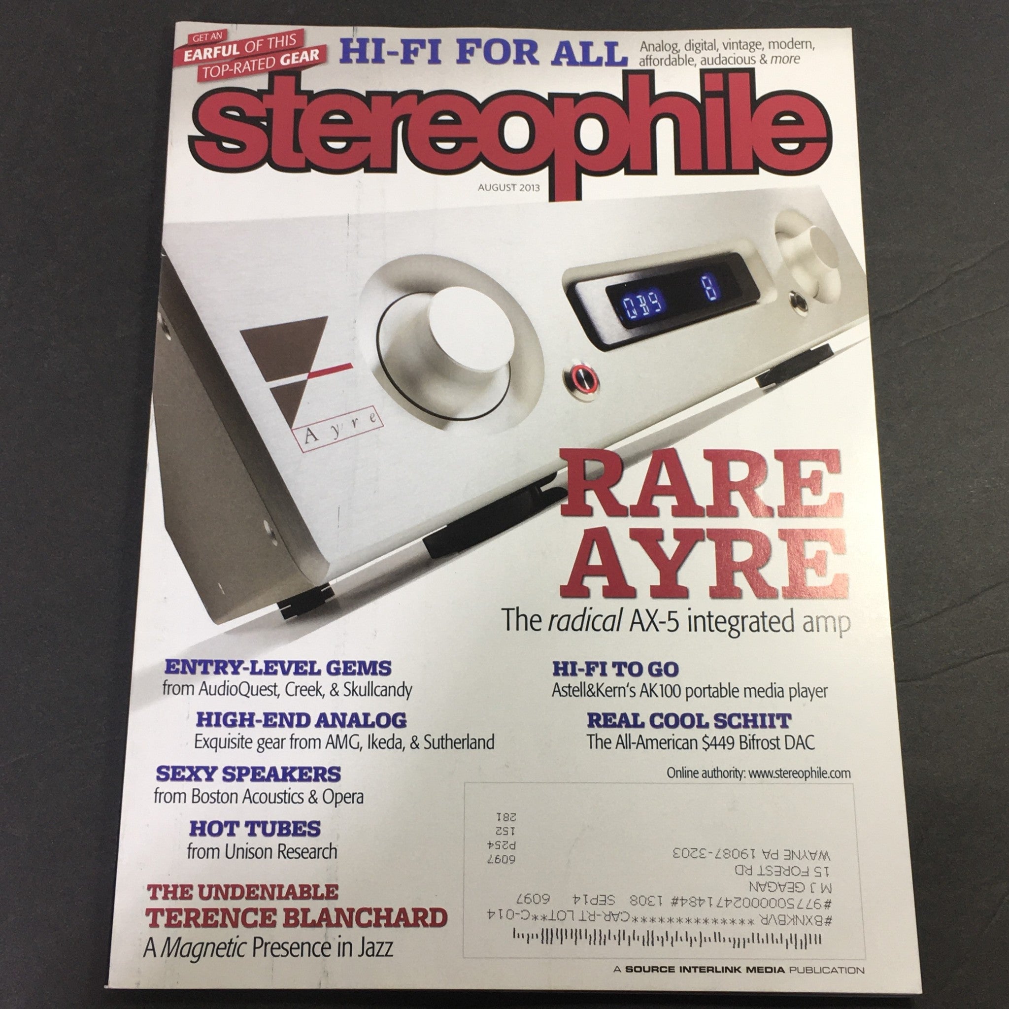 Stereophile Magazine August 2013 - Radical AX-5 Integrated AMP / AMG Analog