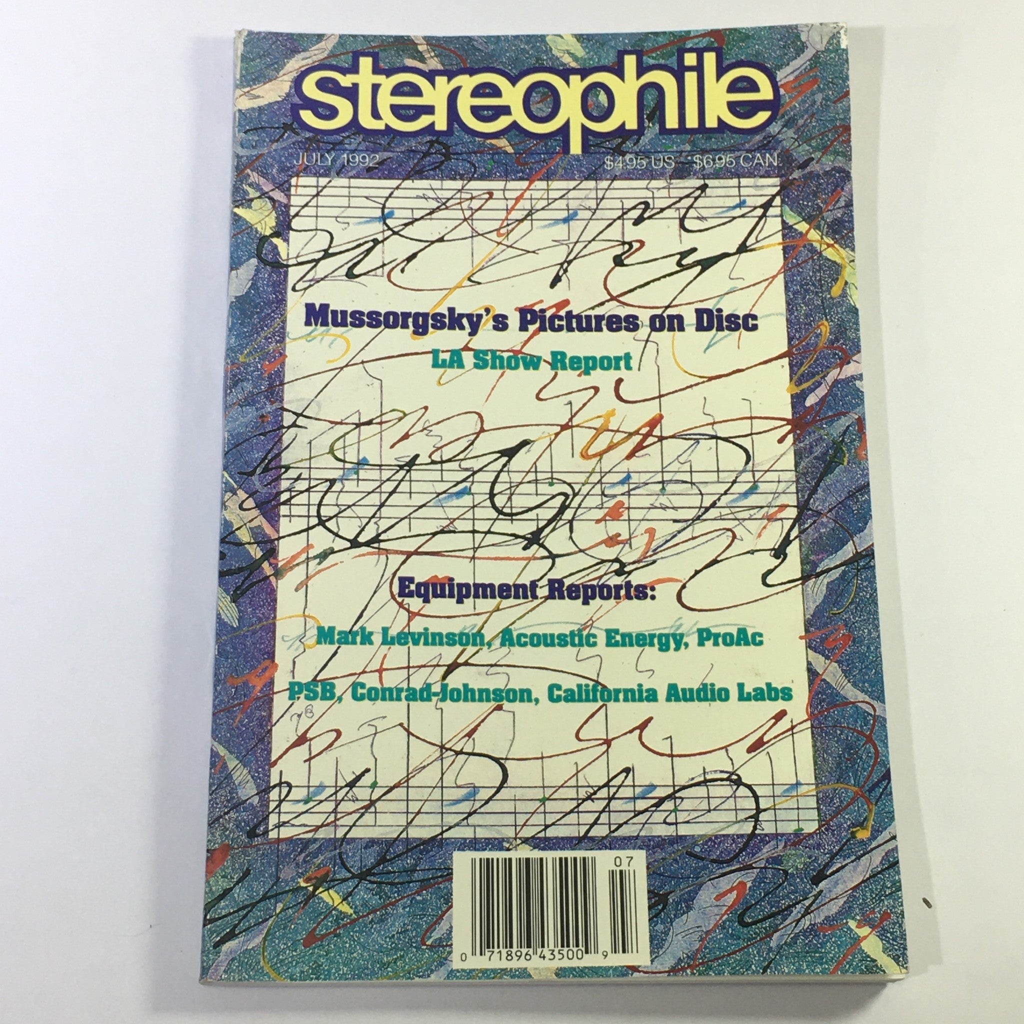 Stereophile Magazine July 1992 - Modest Mussorgsky Pictures on Disc LA Show