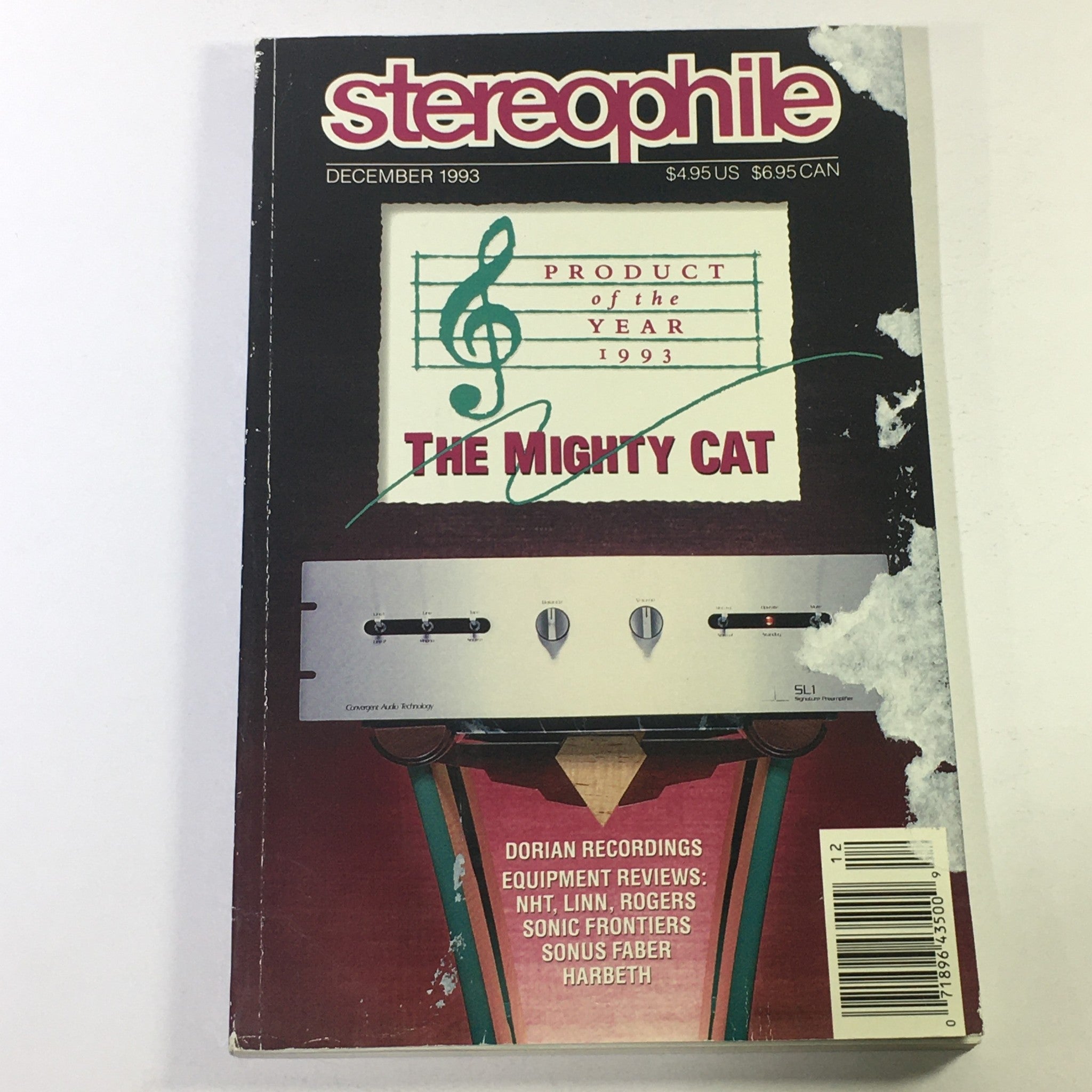 Stereophile Magazine December 1993 - Dorian Recording / NHT, Linn, Rogers Review