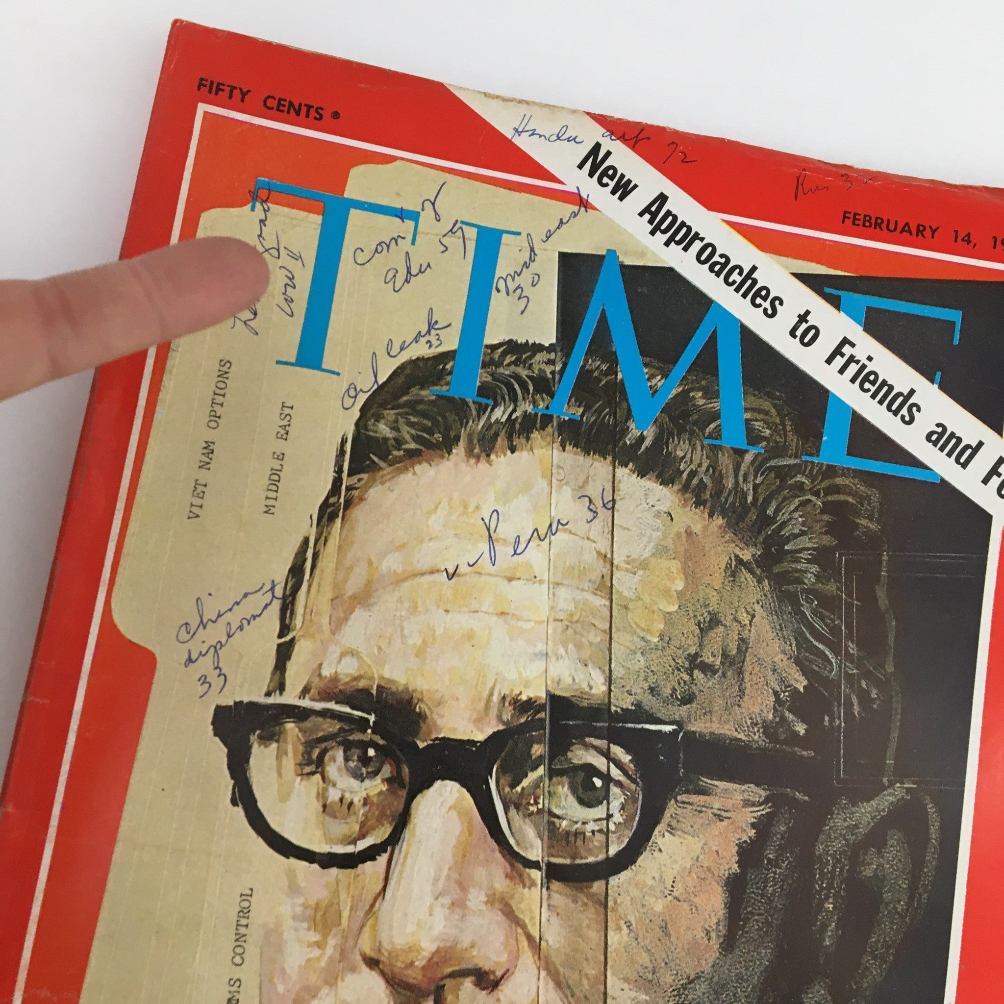 Time Magazine February 14 1969 Vol. 93 #7 Presidential Adviser Henry Kissinger