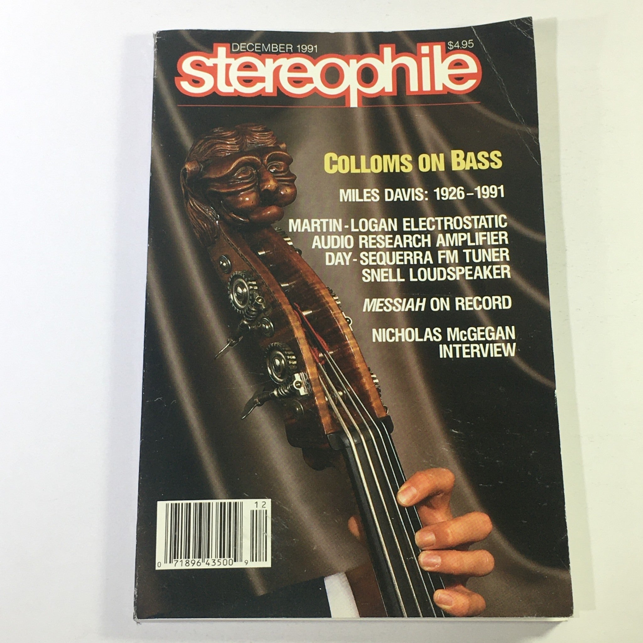 Stereophile Magazine December 1991 - Colloms on Bass / Miles Davis 1926-1991